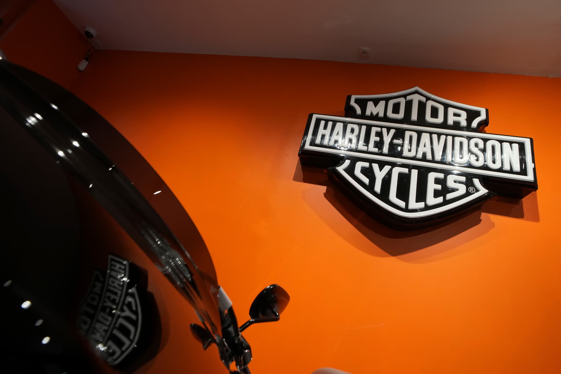 Tienda de Harley-Davidson en París, Francia, el 12 de mayo 2025.