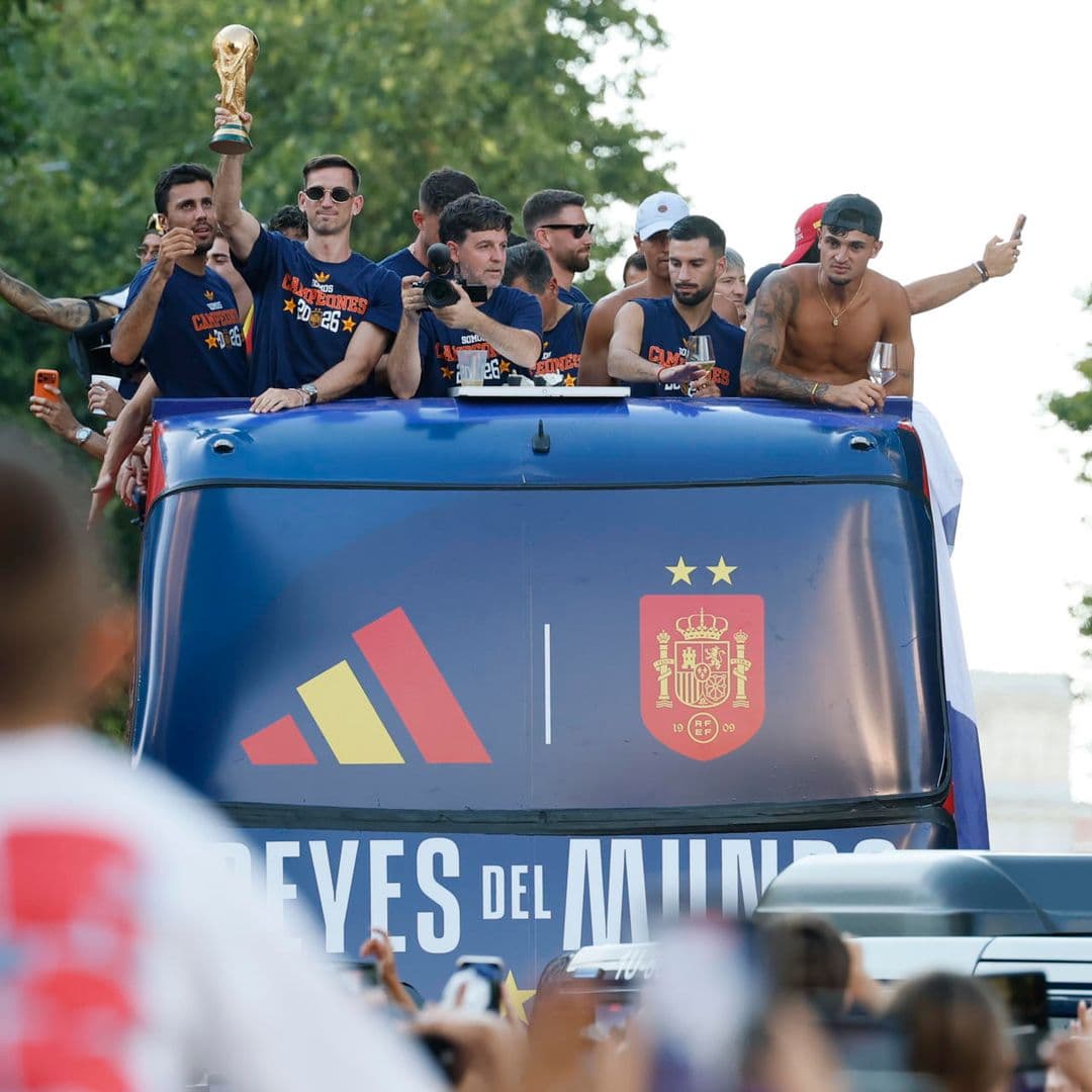festejo de campeones del Mundial