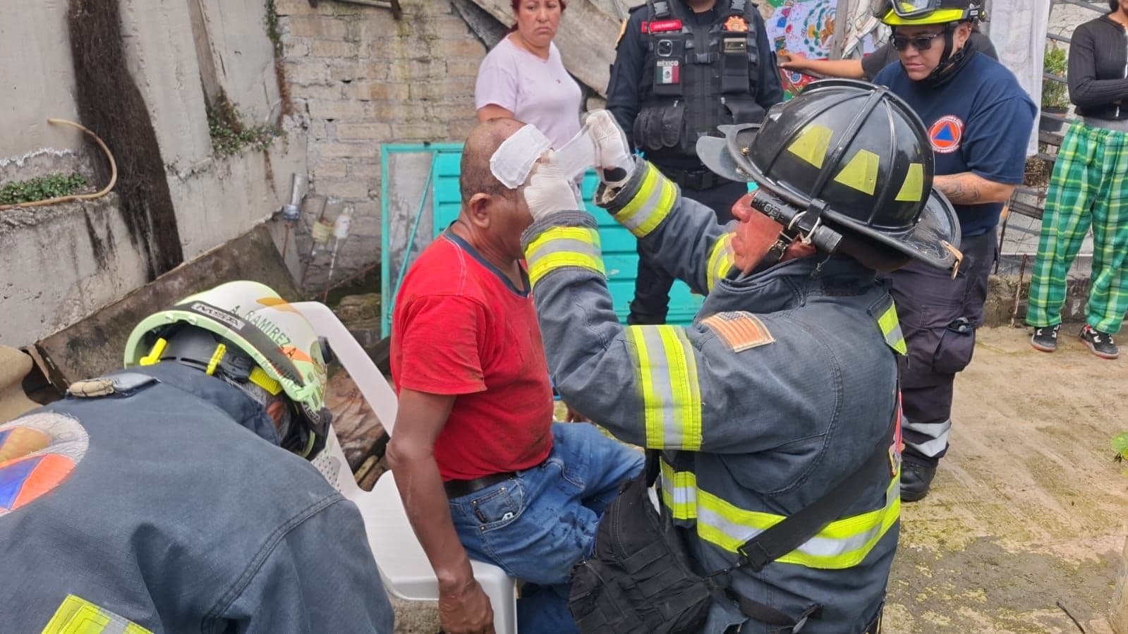 Un adulto mayor resultó lesionado por el flamazo de la estufa de gas