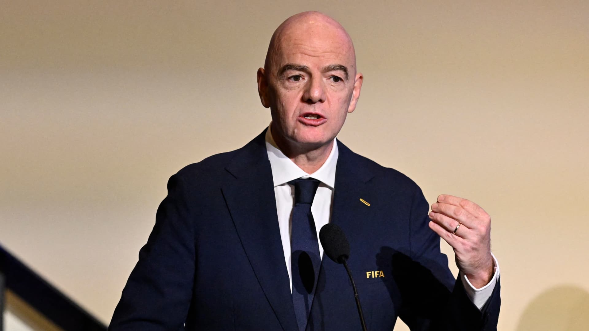 Gianni Infantino, presidente de la FIFA