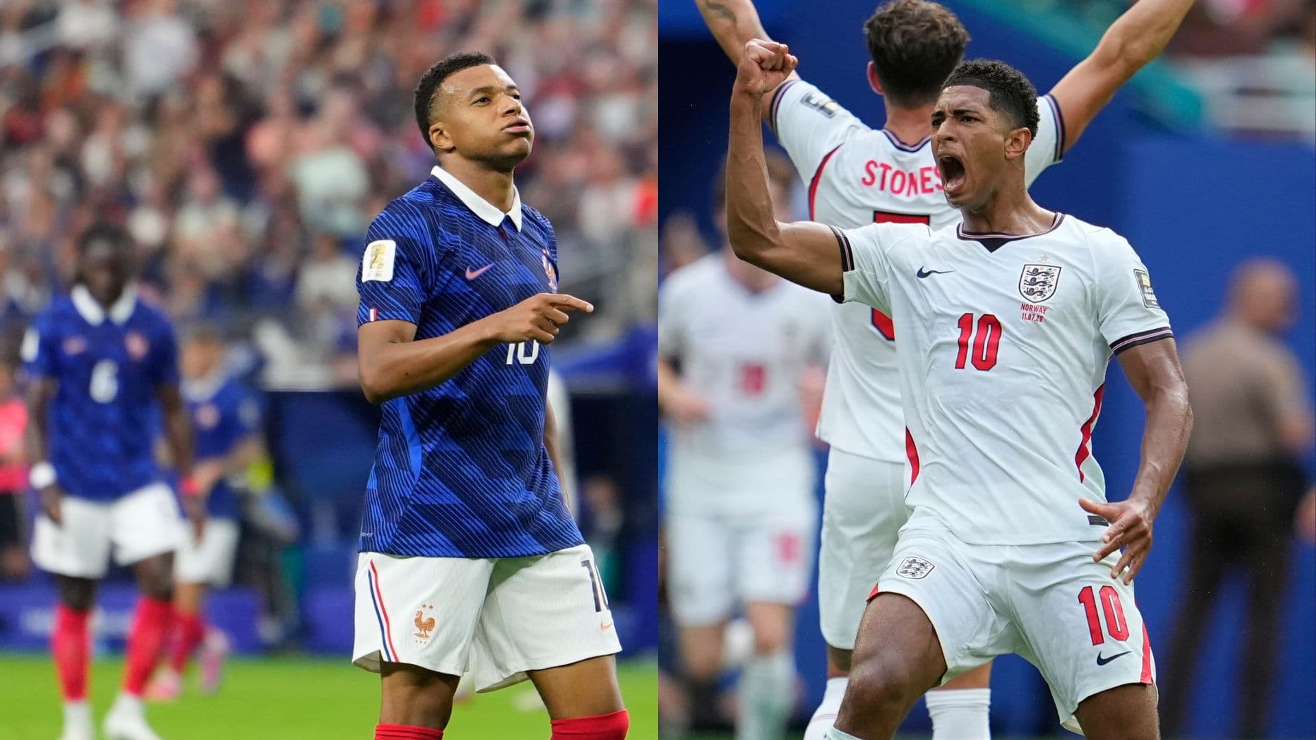 Kylian Mbappe y Jude Bellingham