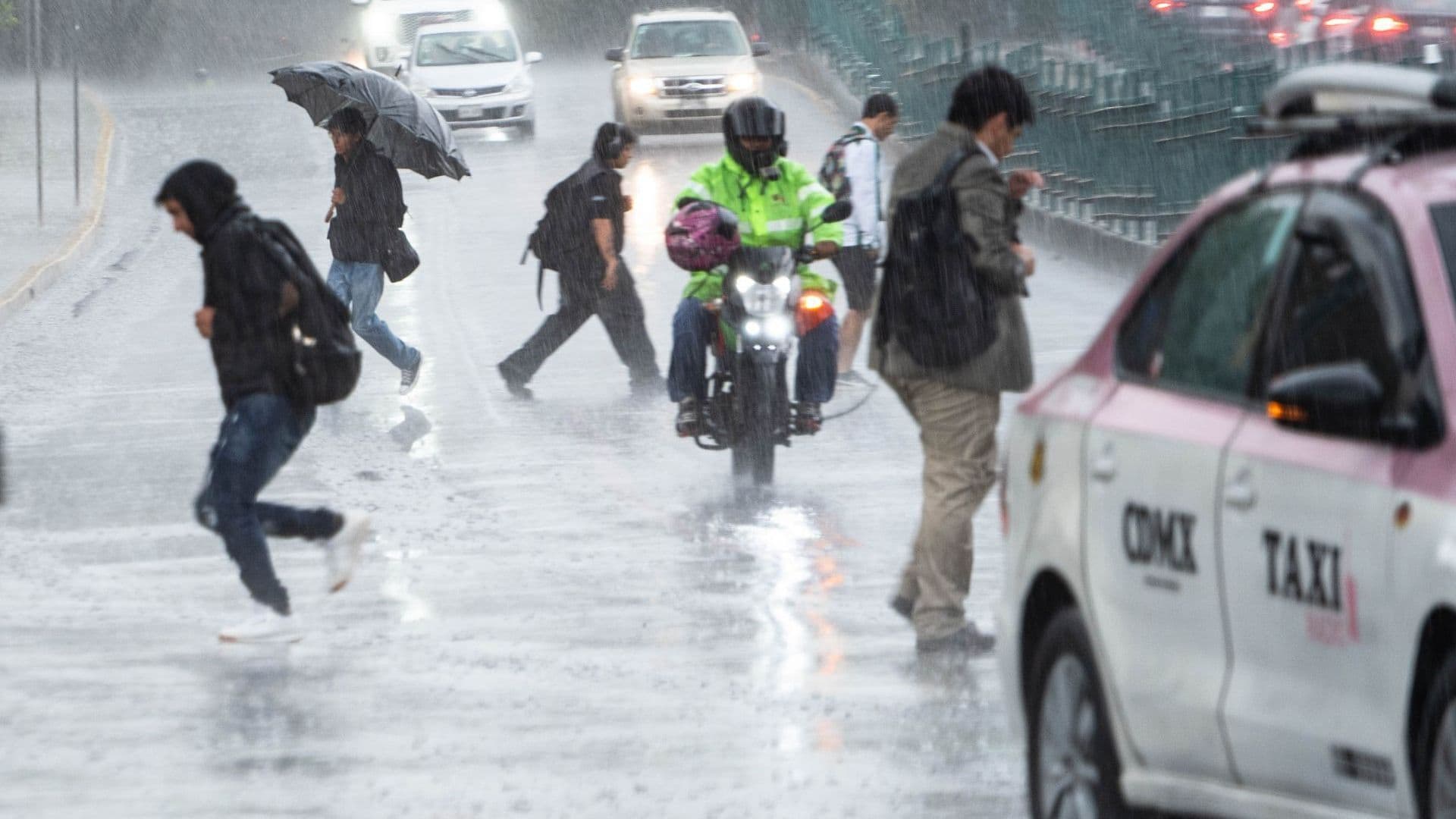 Fuertes lluvias en CDMX