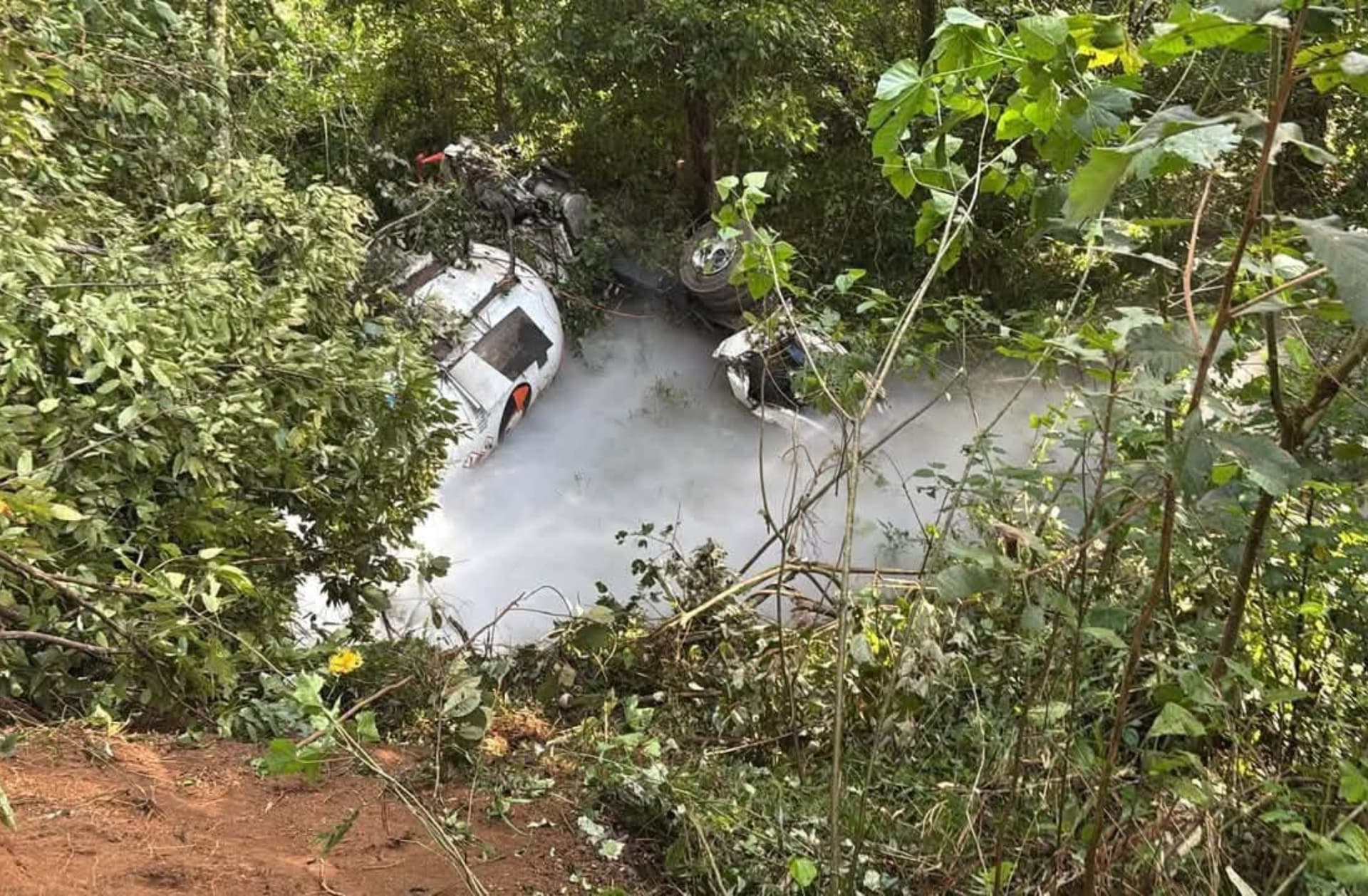 No se reportaron personas lesionadas tras el accidente.