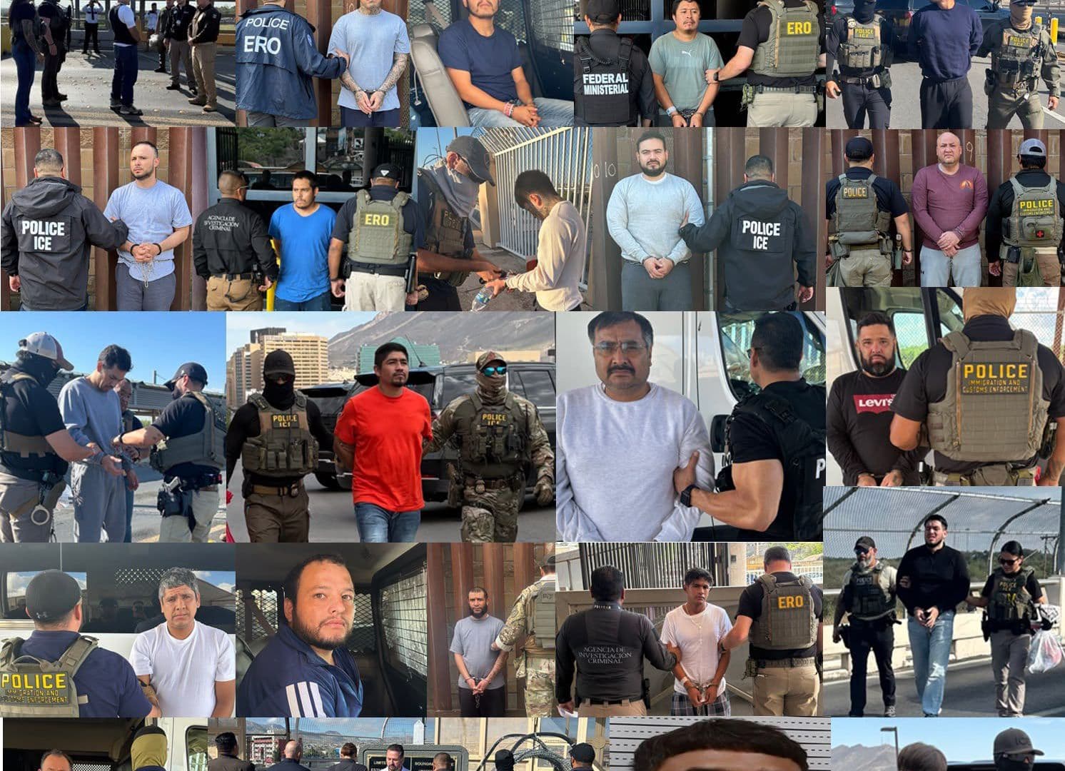 EUA Entrega a México Más de 20 Fugitivos Buscados por Delitos Graves
