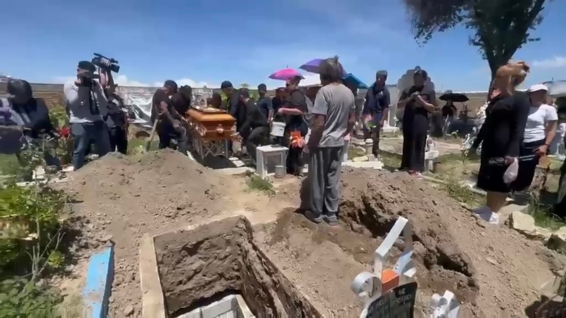 Funeral de 'Minita' en Puebla.