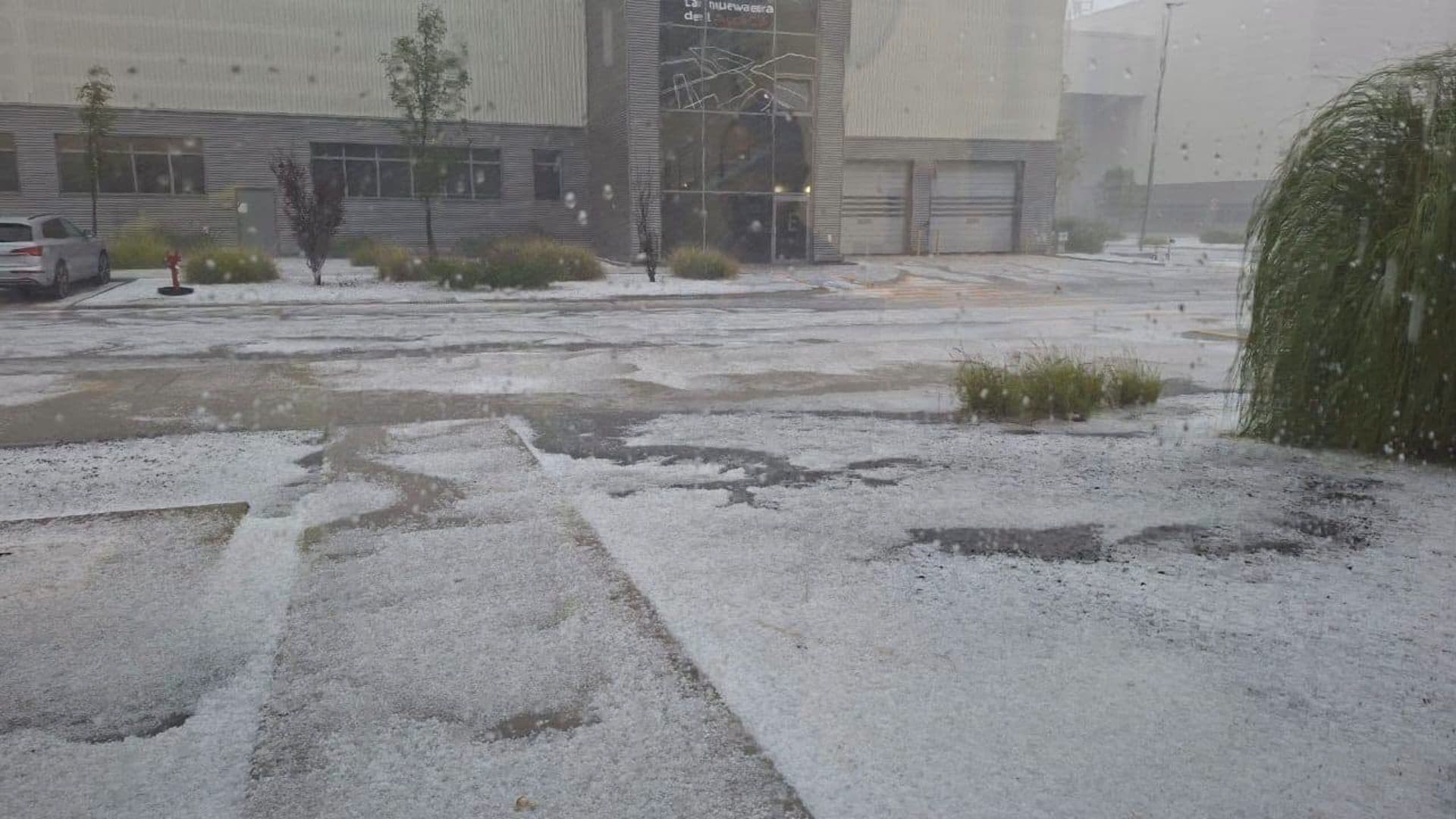 Lluvia Granizada Planta Armadora de Vehículos Audi San José Chiapa Puebla