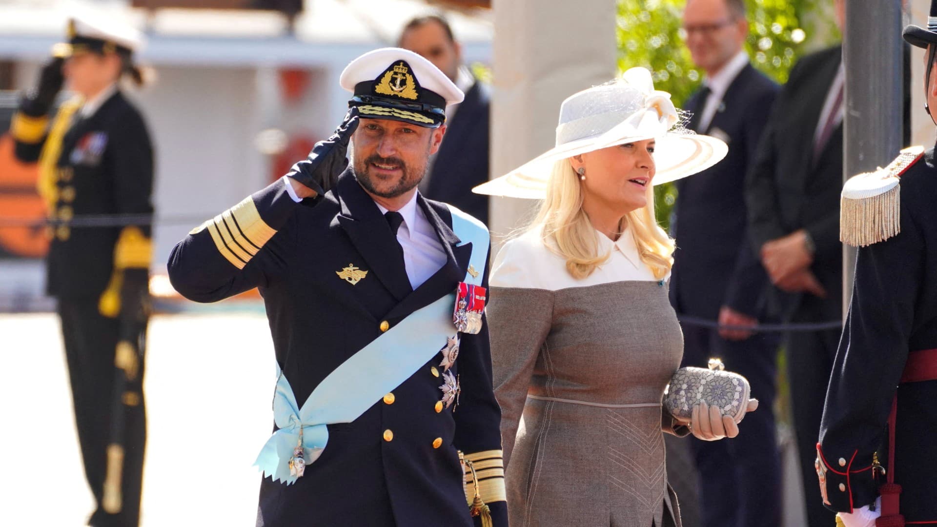 Haakon VIII y  Mette-Marit