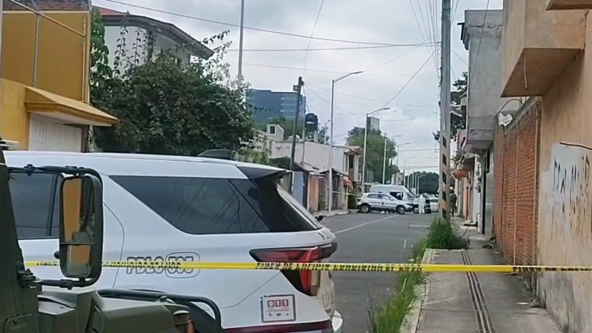 La víctima portaba casco de ciclista.
