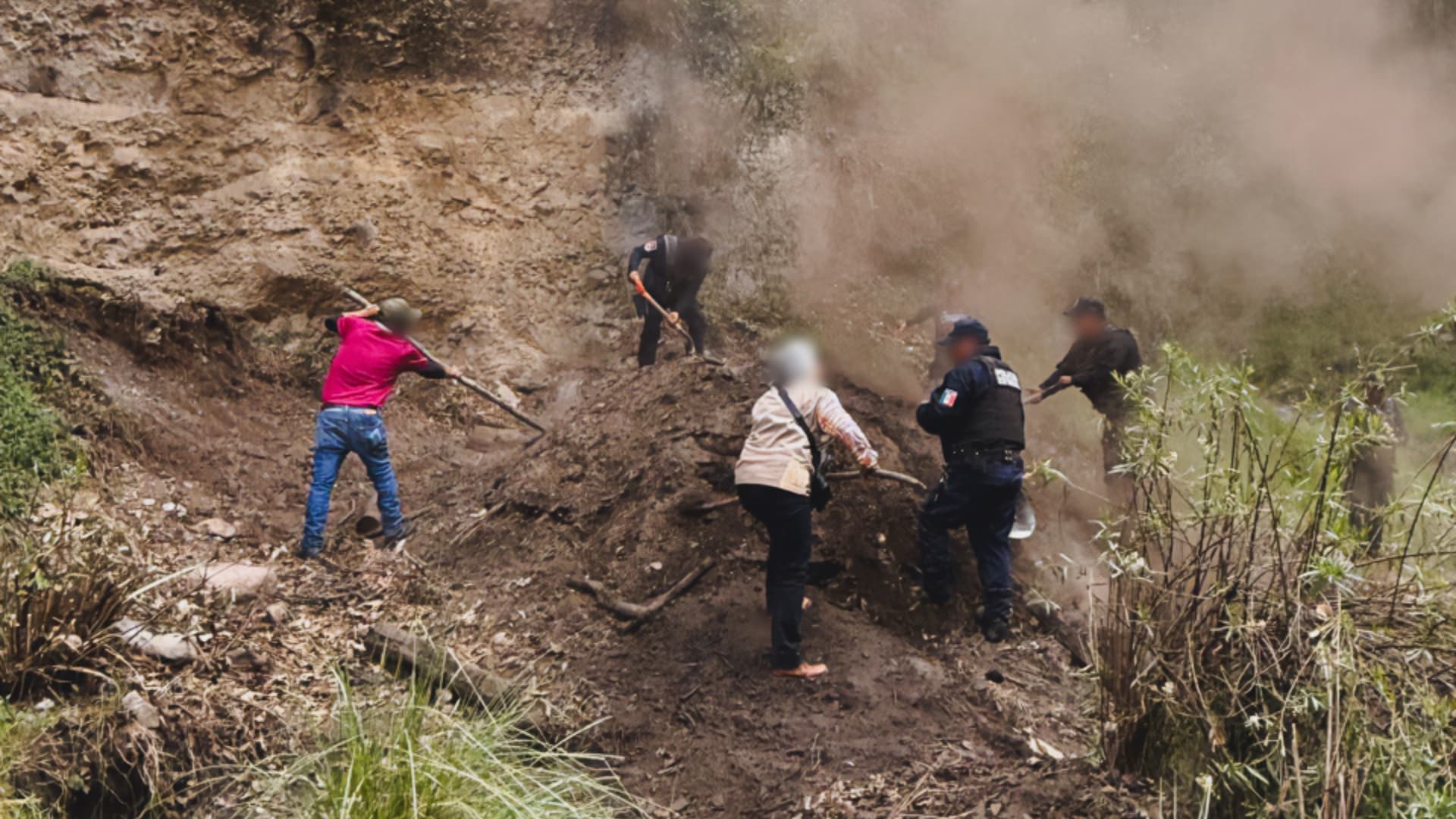 Inhabilitado Horno Clandestino Producción Carbón Parque Nacional La Malinche Tlaxcala