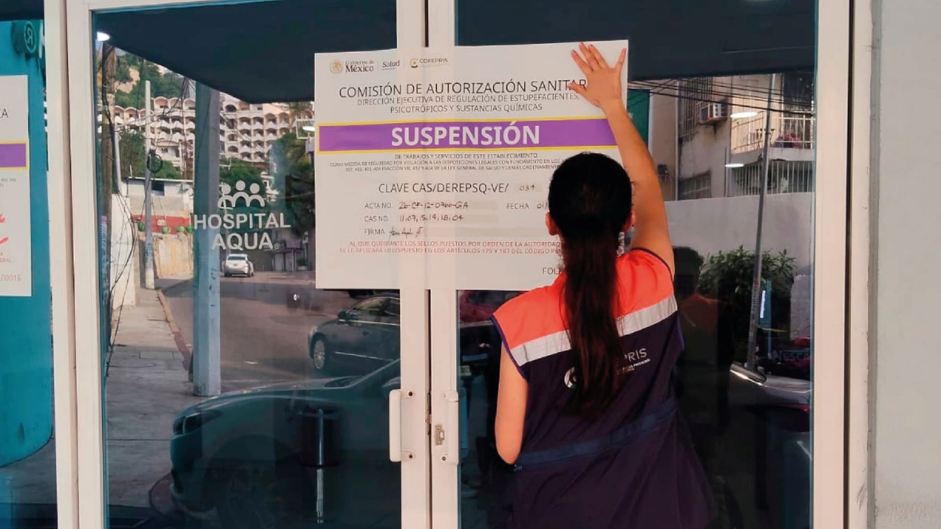 Hospital suspendido en Acapulco por autoridades de Marina y Cofepris