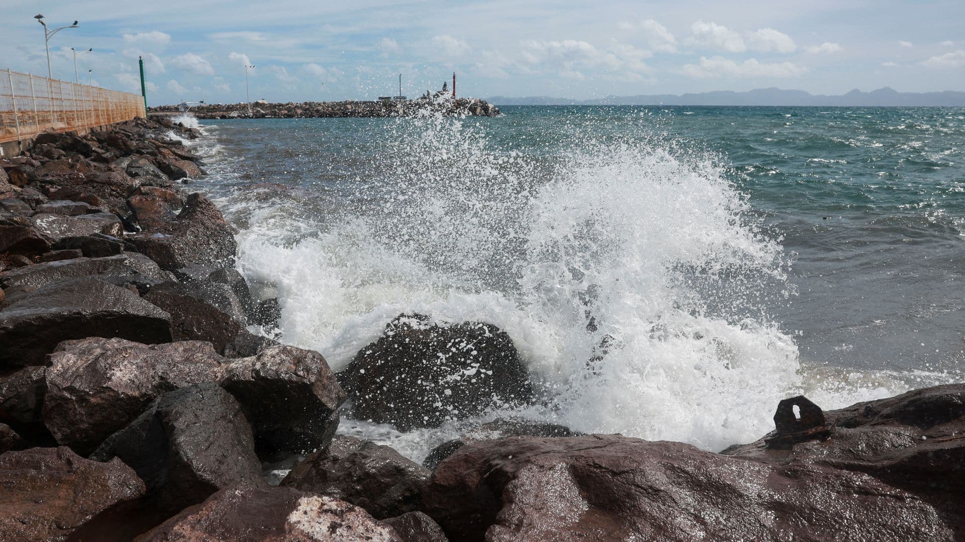 Efectos del huracán Polo en Loreto, Baja California Sur