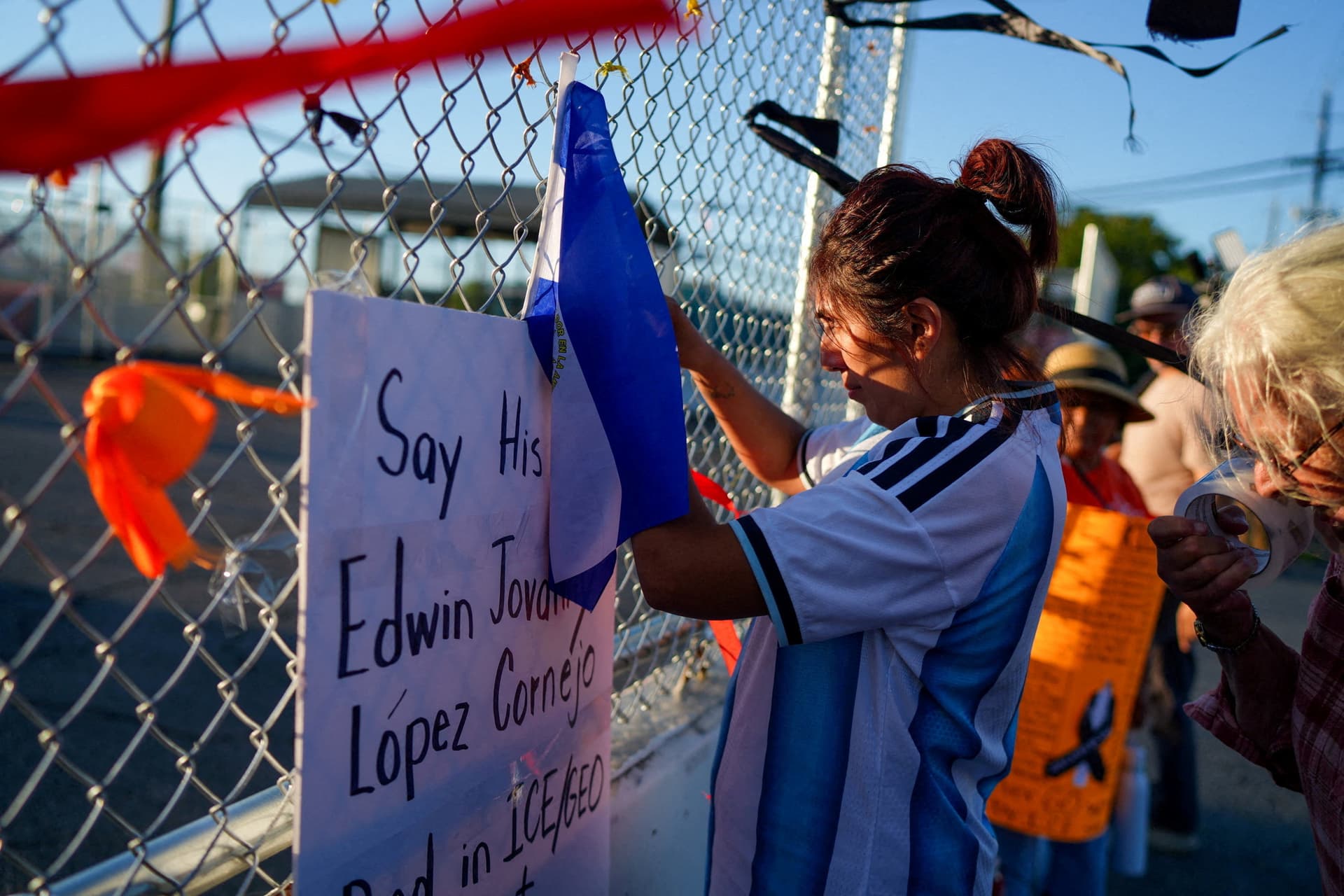 Protesta por muerte de Edwin López-Cornejo