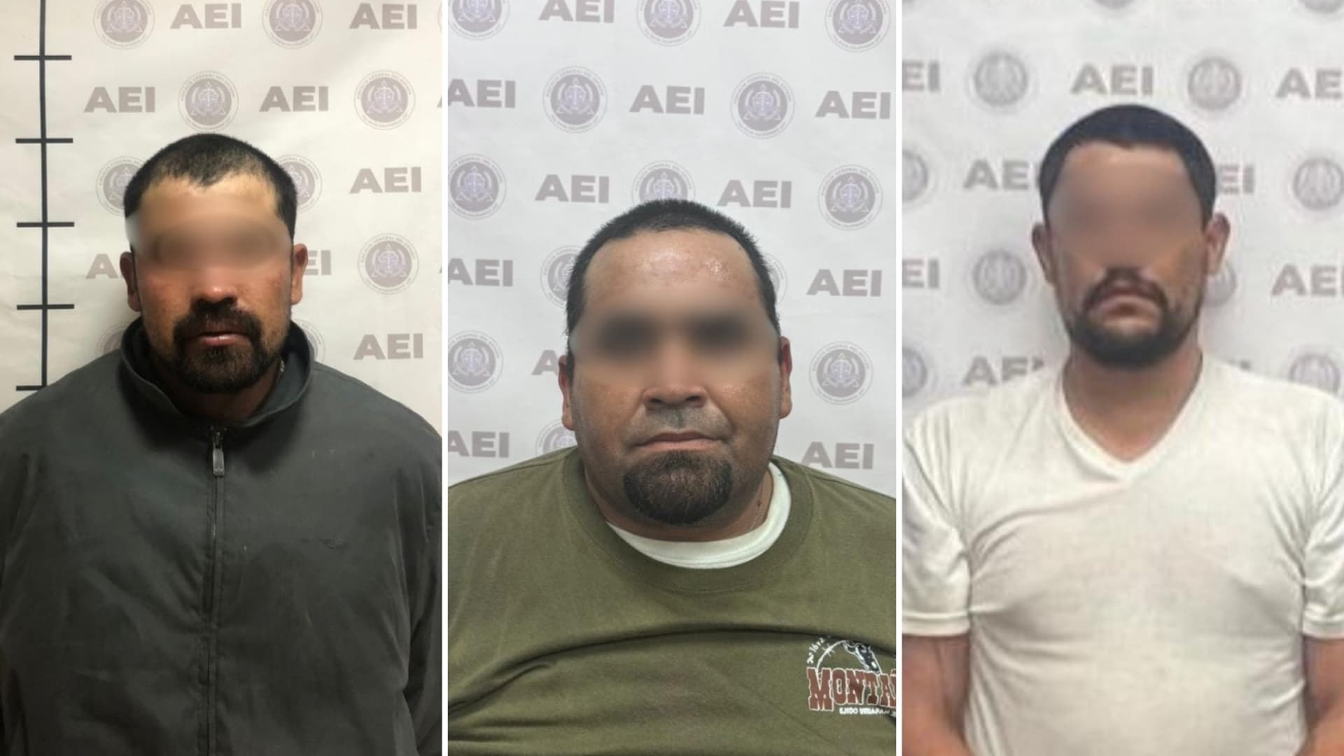 Los sentenciados identificados como Jesús Gerardo ‘N’, alias ‘El Kekas’; Irineo ‘N’ y Ángel Jesús ‘N’