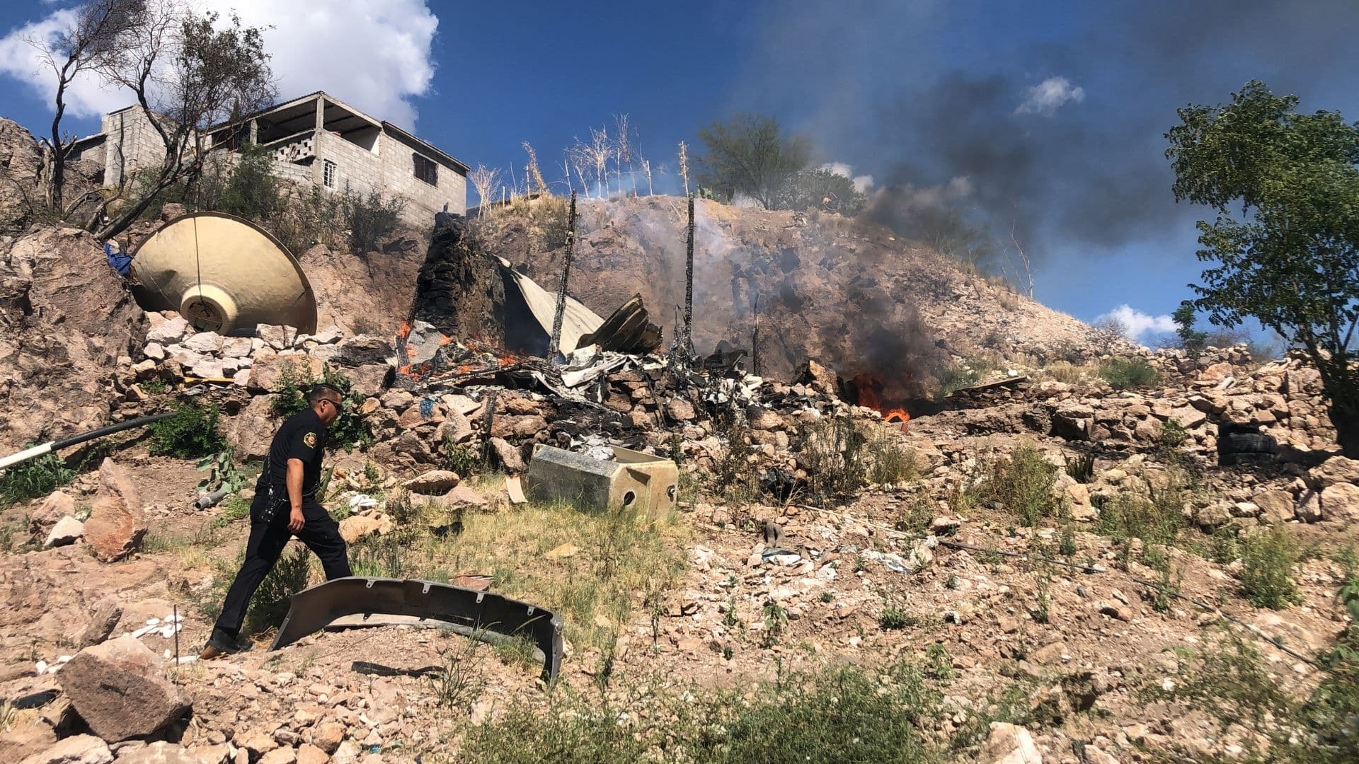 Incendio consume jacal
