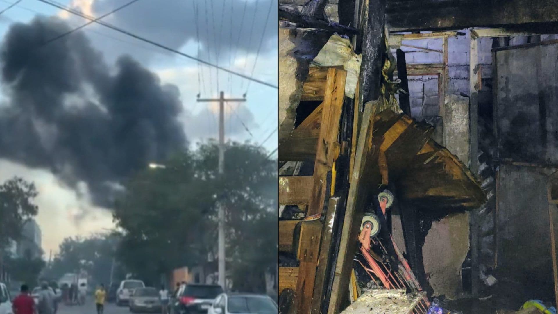 Incendio en casa