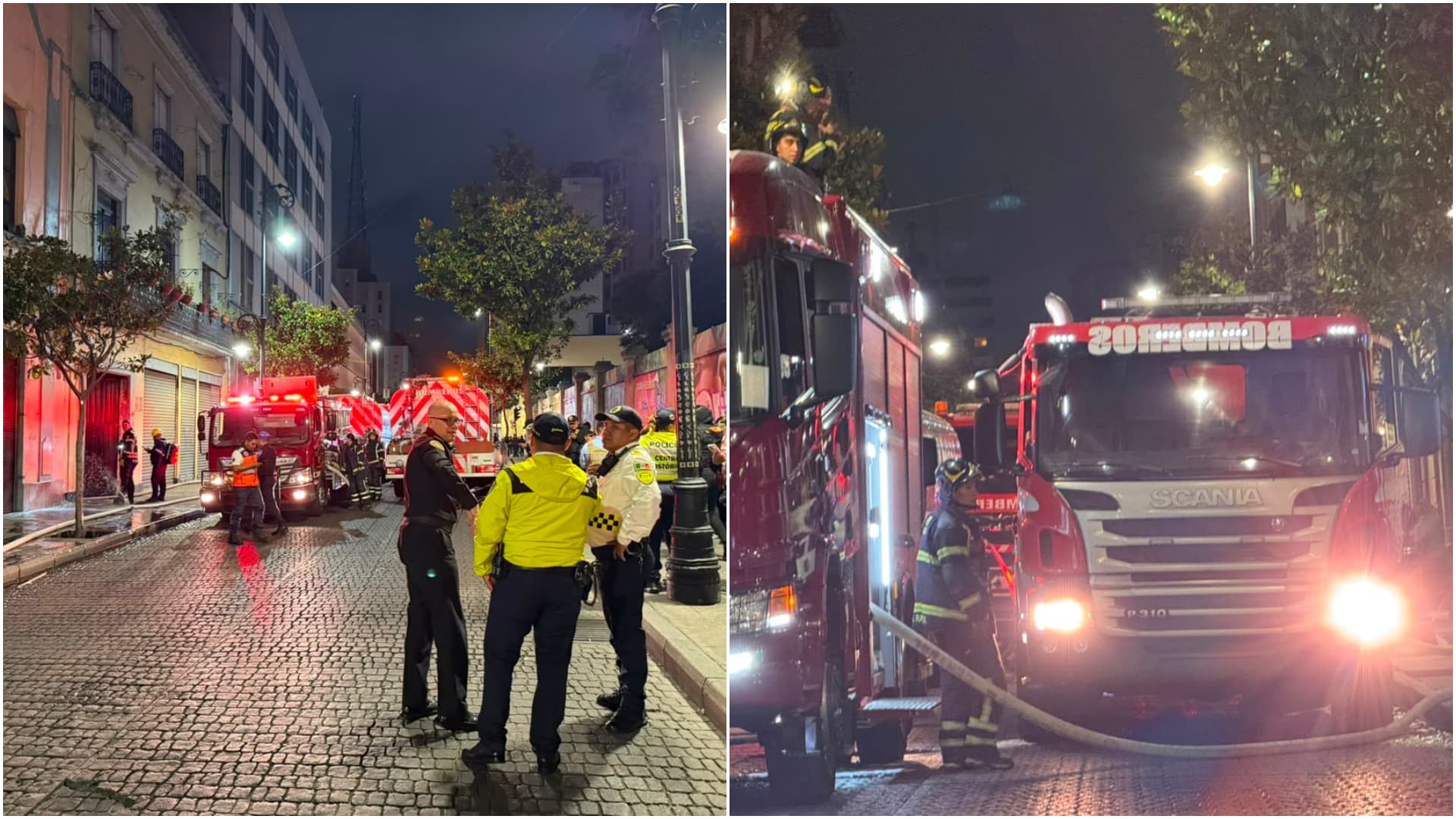 Incendio hoy en el Centro, CDMX