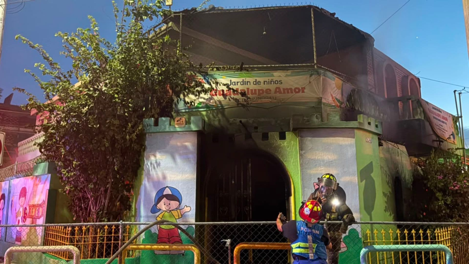 Incendio en Jardín de Niños