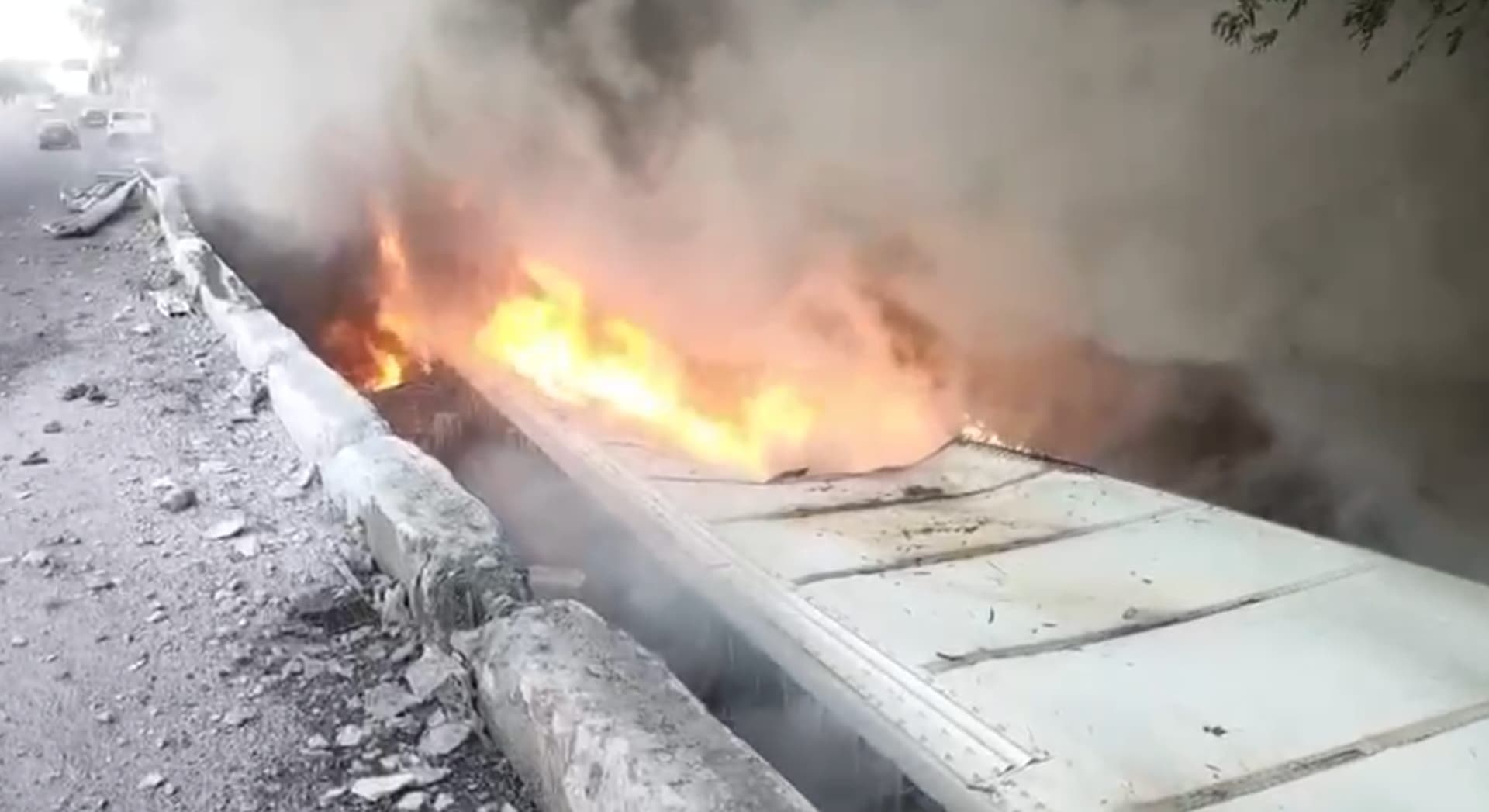 Incendio de Trailer