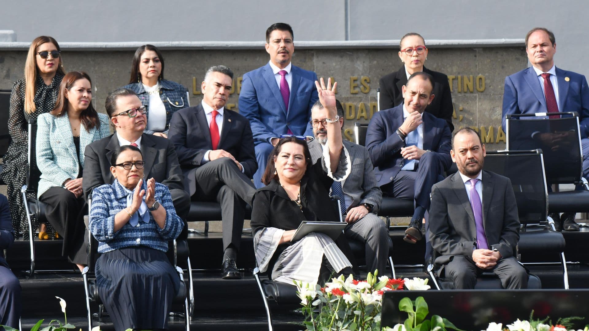 Ceremonia por inicio de proceso electoral 2026-2027