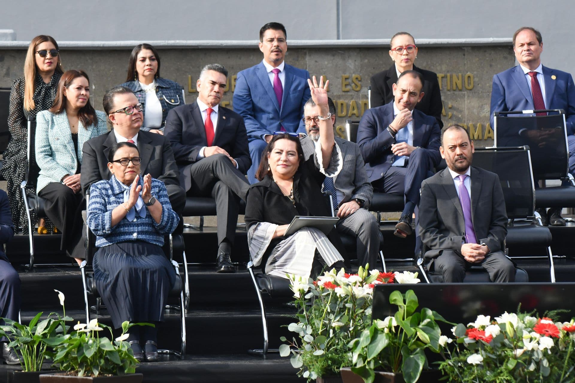 Ceremonia por inicio de proceso electoral 2026-2027