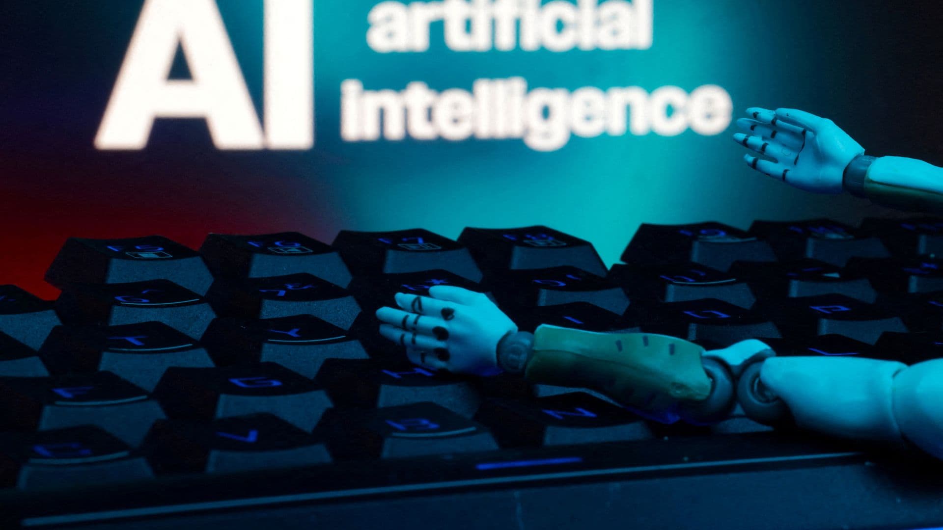 Teclado de computadora con inteligencia artificial