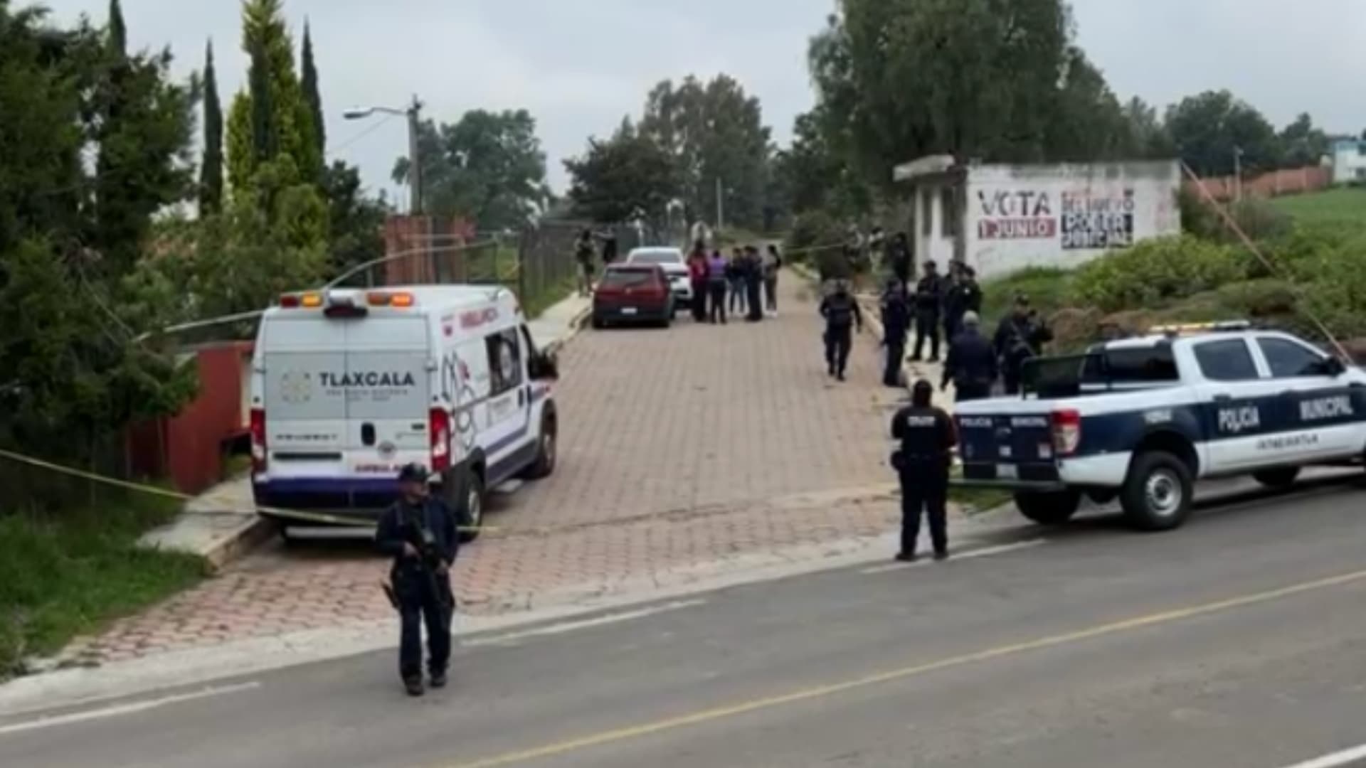 Investigan homicidio de conserje en Telesecundaria "Vicente Guerrero" de Tlaxcala.