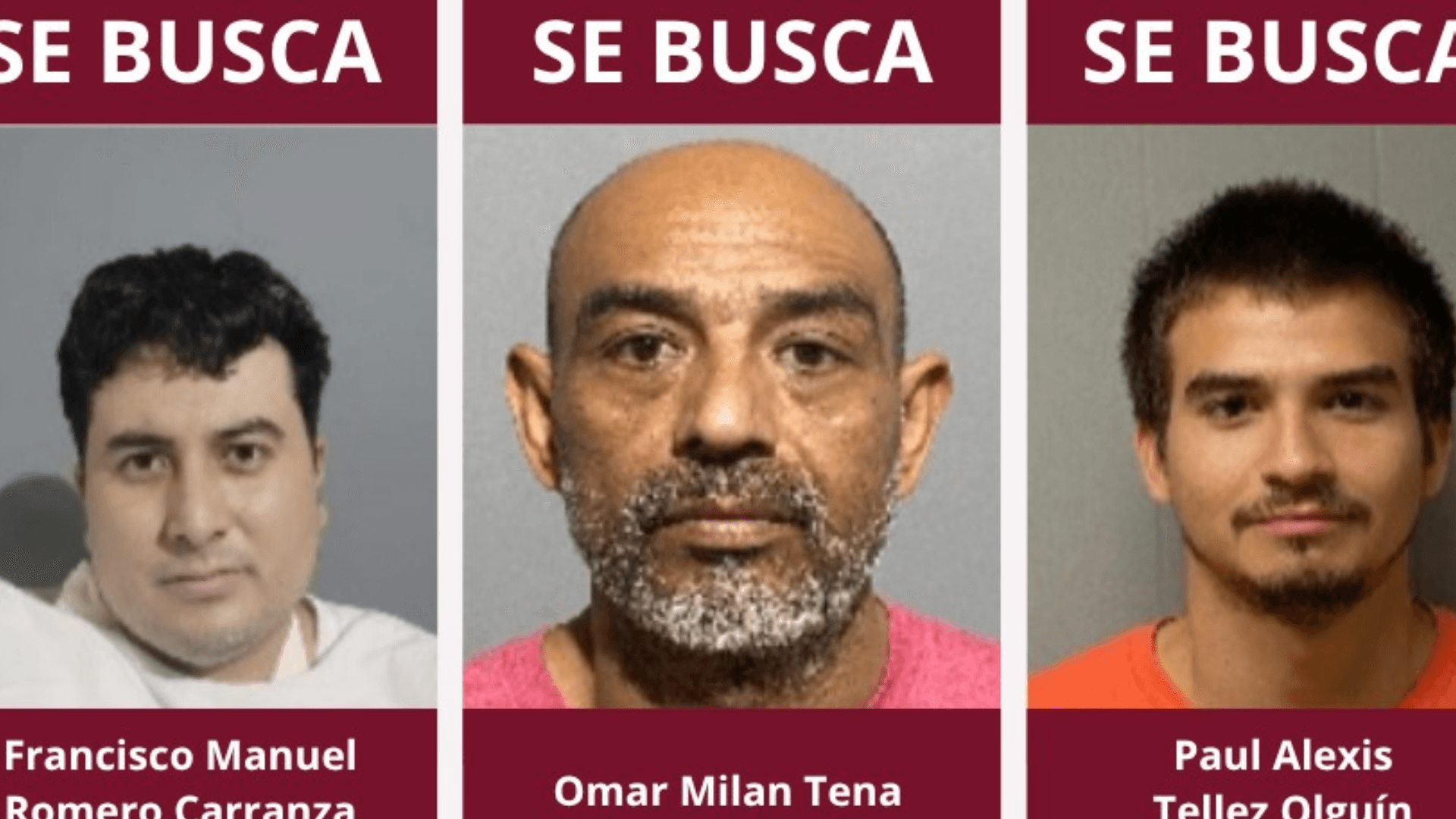 ¿Quienes Son los Tres Internos que se Fugaron del Cereso Número Dos de Hermosillo?
