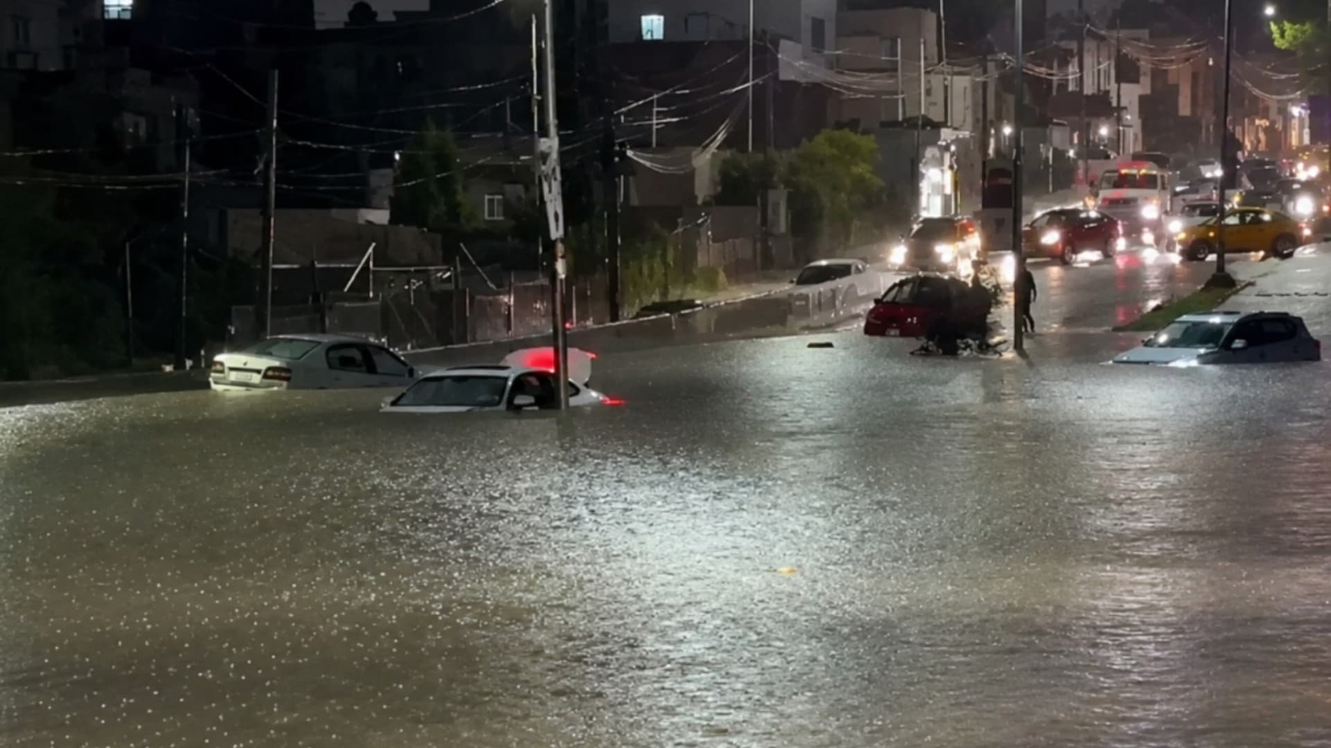 Fuerte lluvia provoca inundaciones en Puebla el pasado 8 de julio.