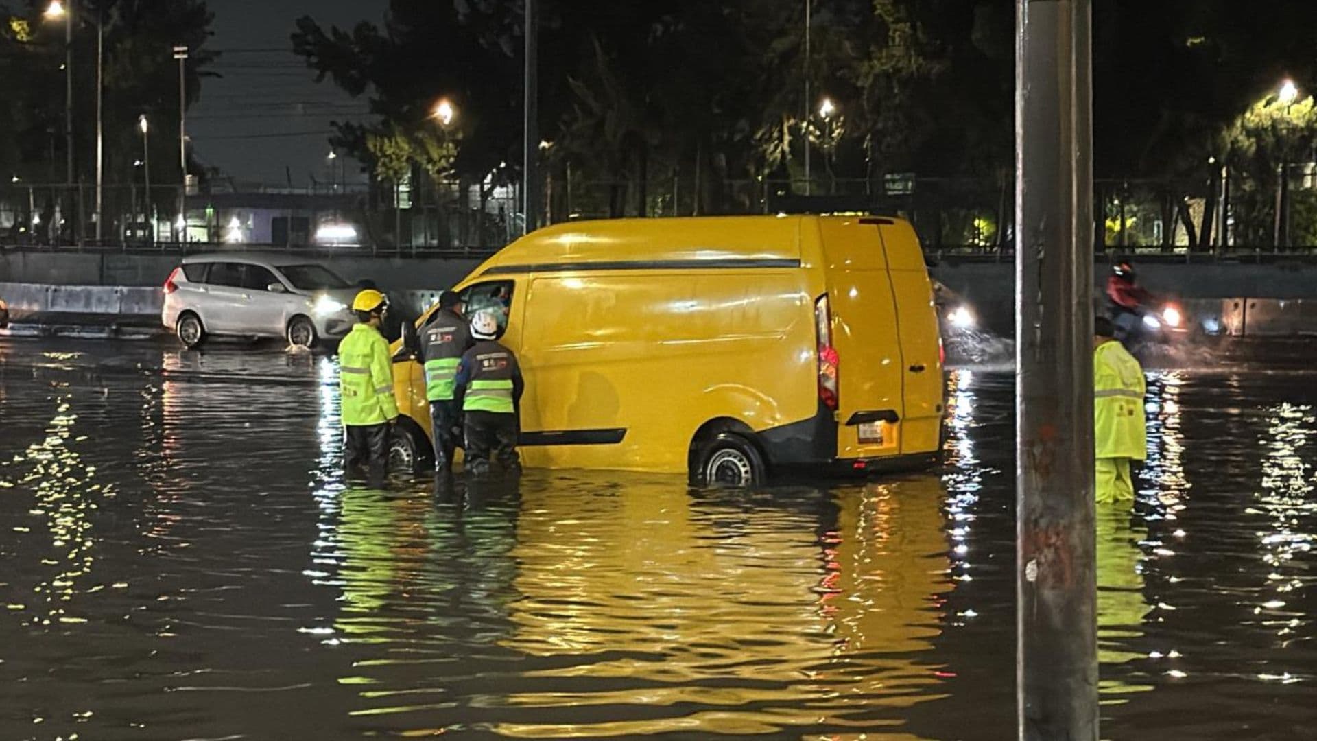 Lluvia del Viernes Inunda la CDMX y Edomex Foto: N+