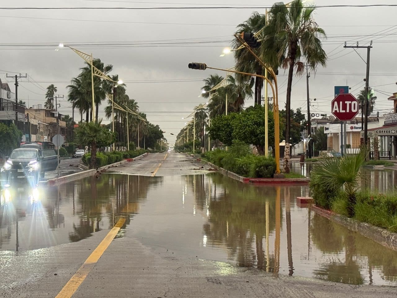 Daños por el paso del huracán Polo en Comondú, Baja California Sur
