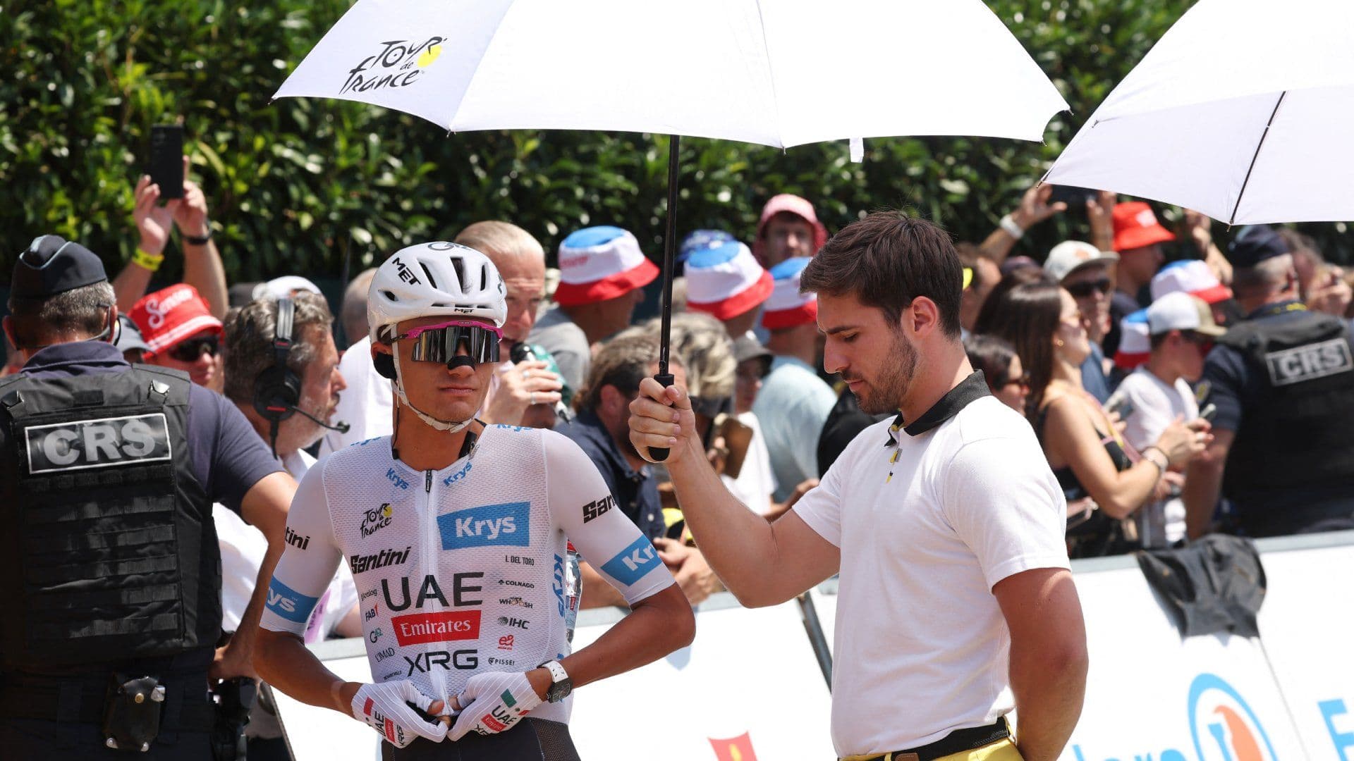 El ciclista mexicano Isaac del Toro en la Etapa 19 del Tour de Francia