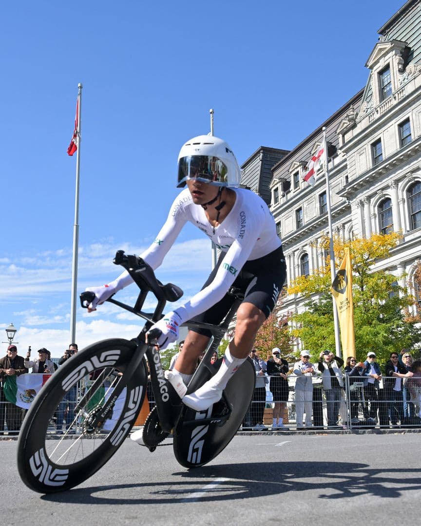 Isaac del Toro en el Mundial de Ciclismo de Montreal 2026