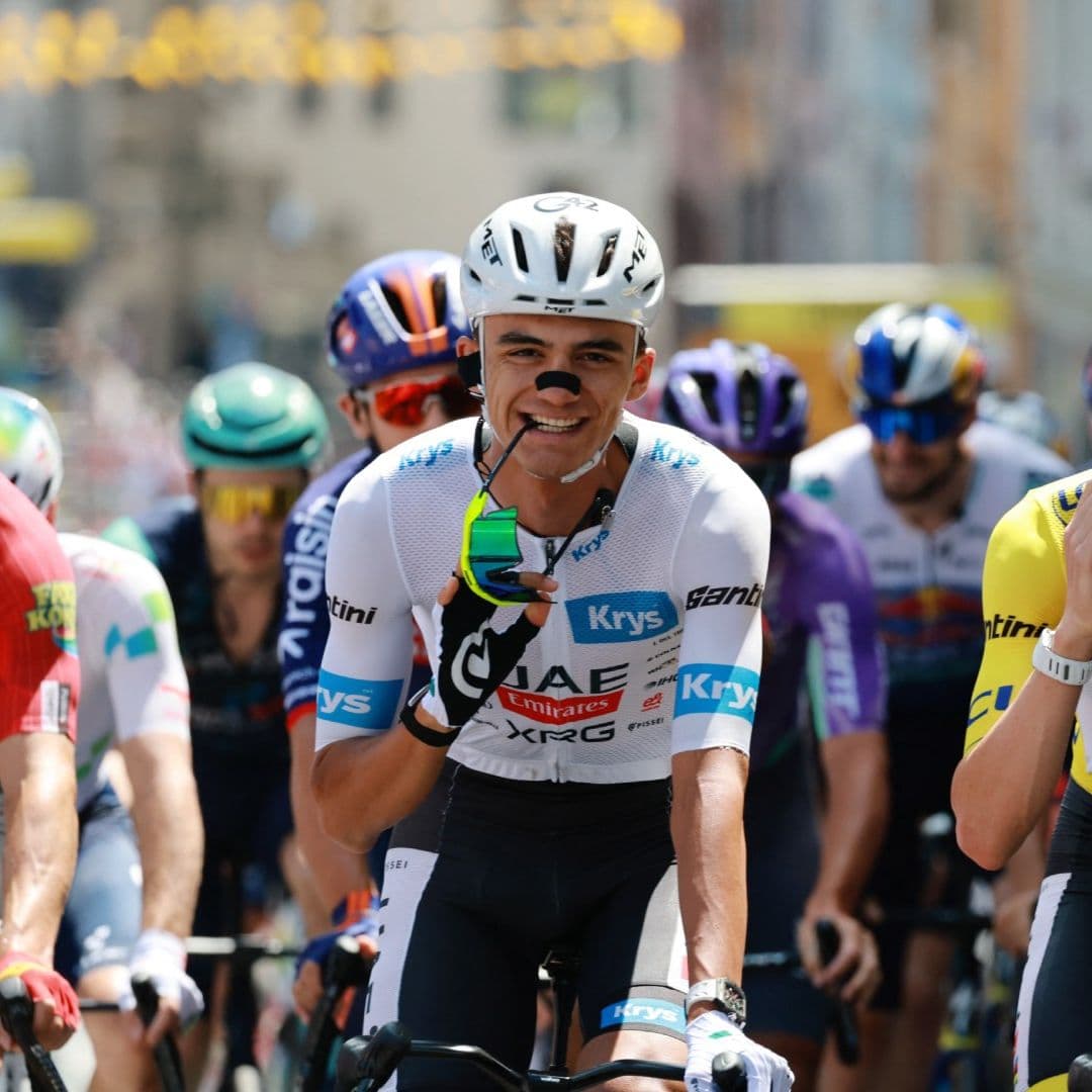 El ciclista mexicano Isaac del Toro
