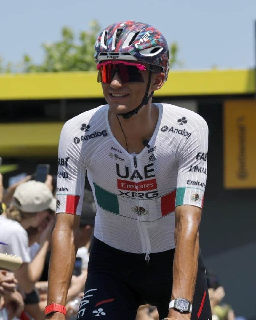 Isaac del Toro durante la Etapa 5 del Tour de Francia