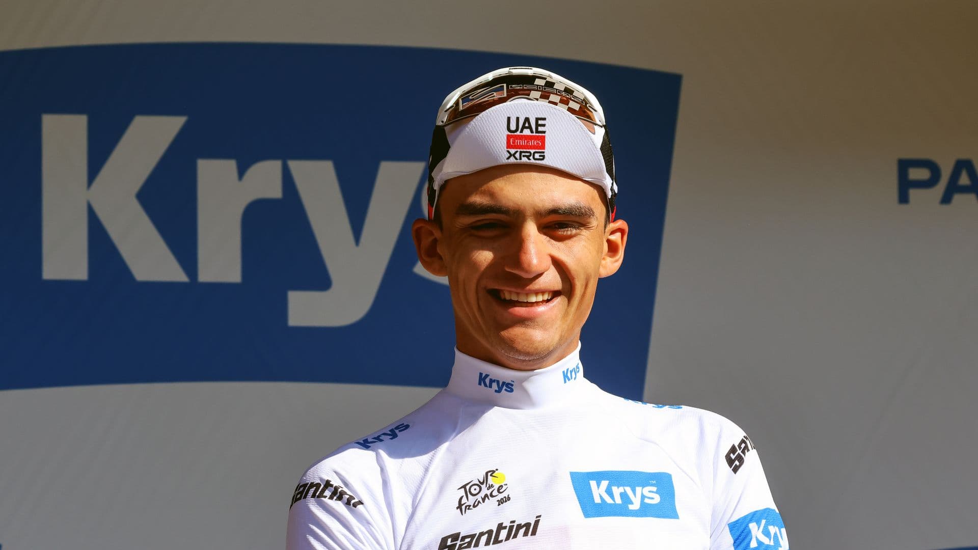 Isaac del Toro en la etapa 19 del Tour de Francia 2026