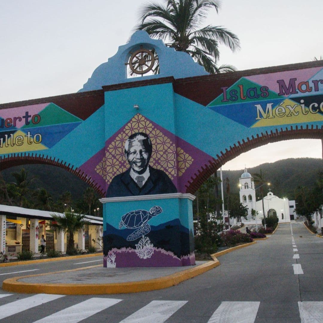 Entrada al complejo turístico de las Islas Marías
