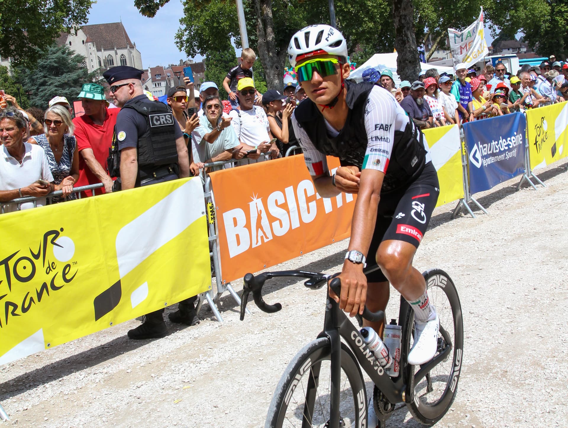Issac del Toro en la etapa 13 del Tour de Francia 2026