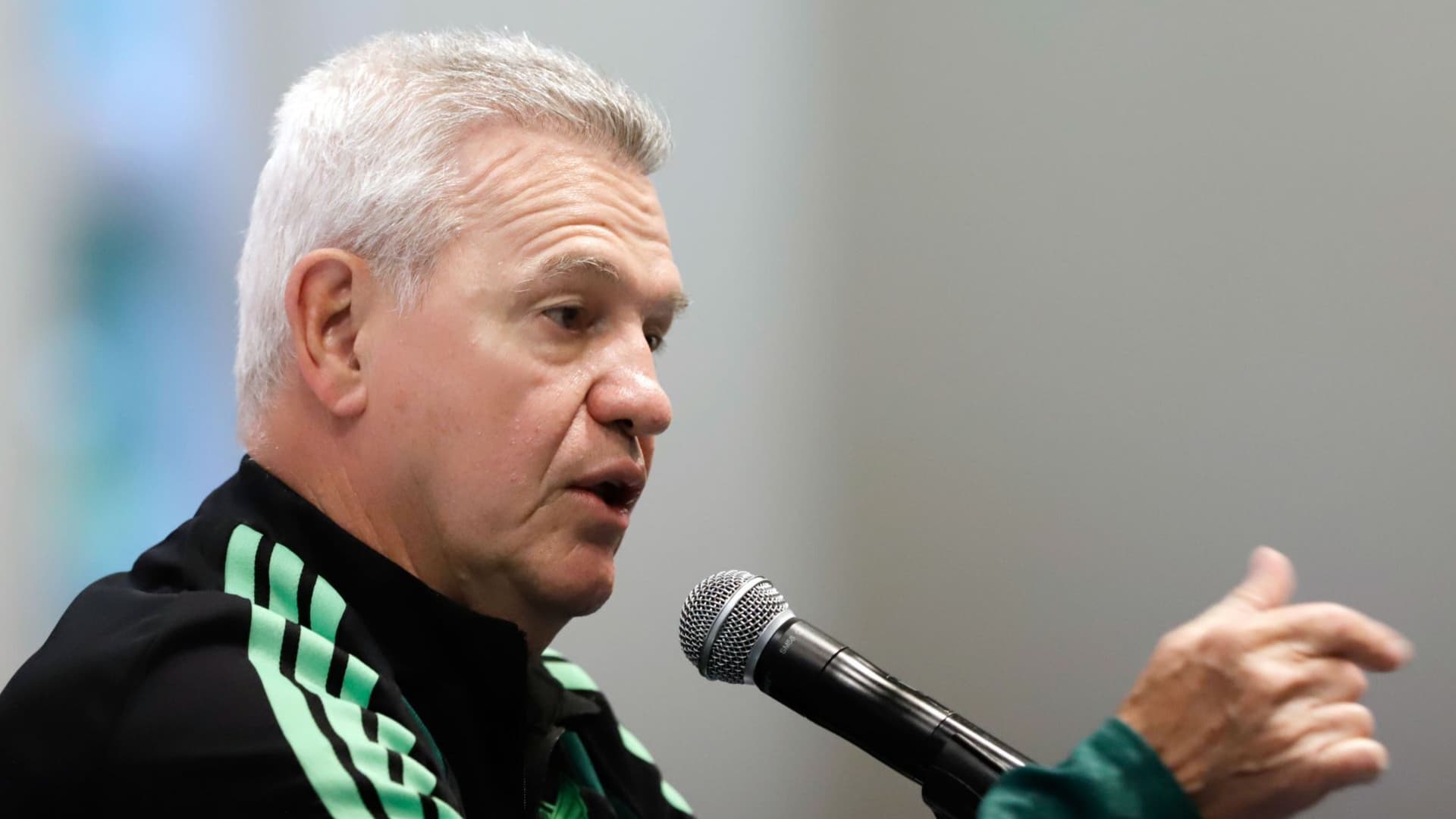 Javier Aguirre, director técnico de la Selección Mexicana.