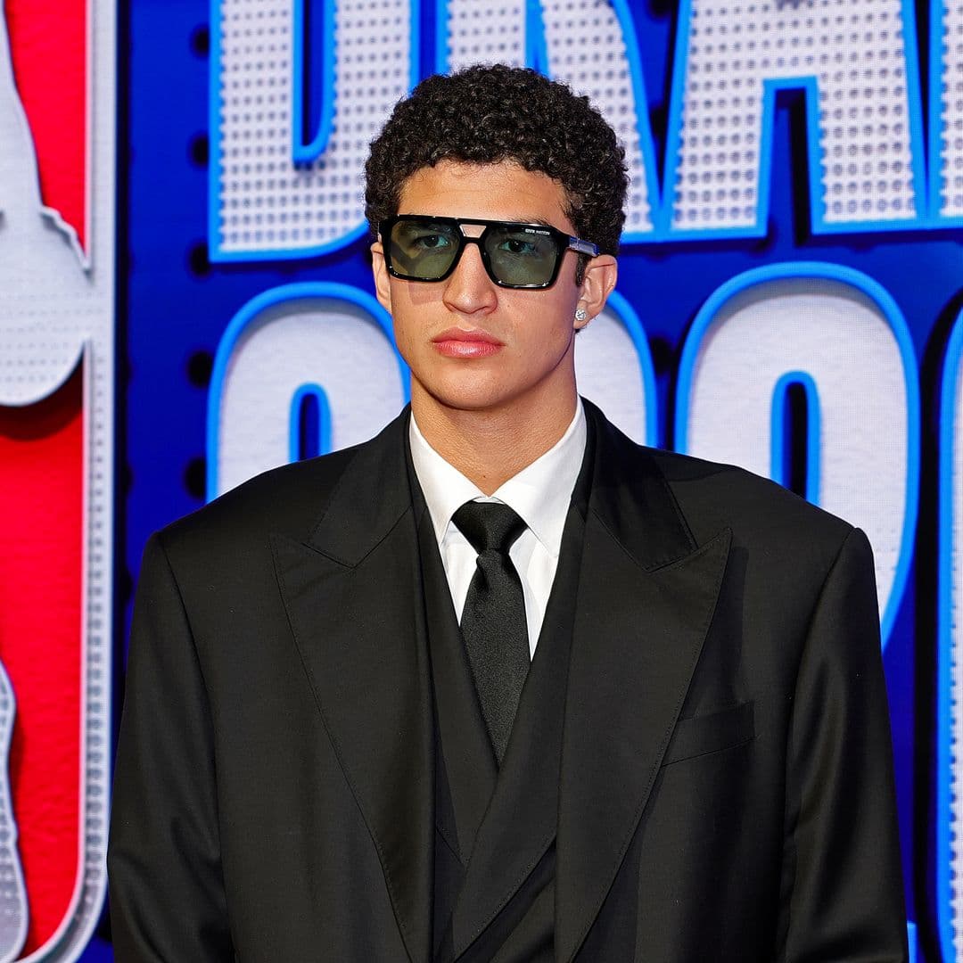 Karim López, jugador mexicano de basquetbol, durante el Draft de la NBA en 2026