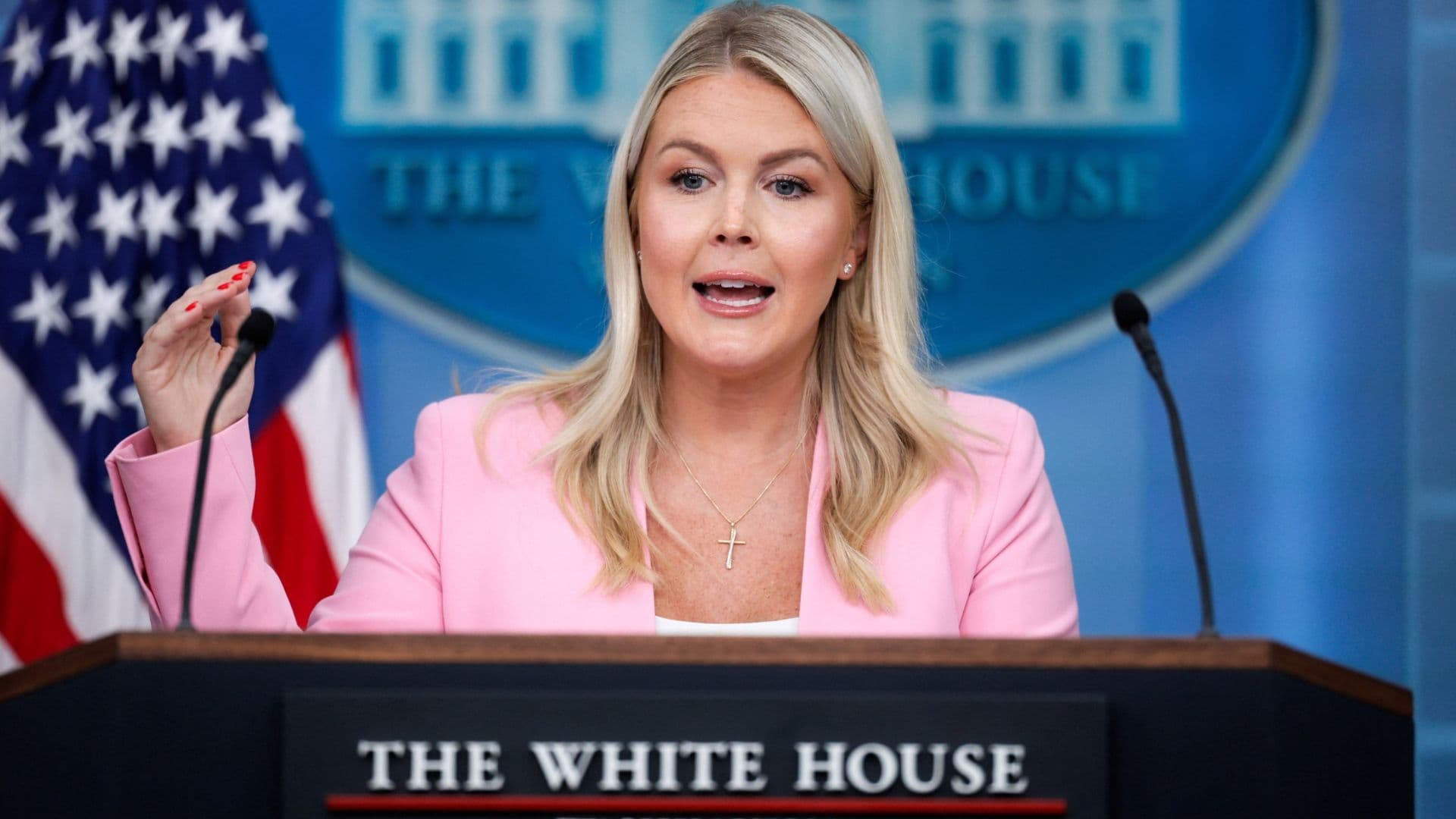 Karoline Leavitt, vocera de la Casa Blanca