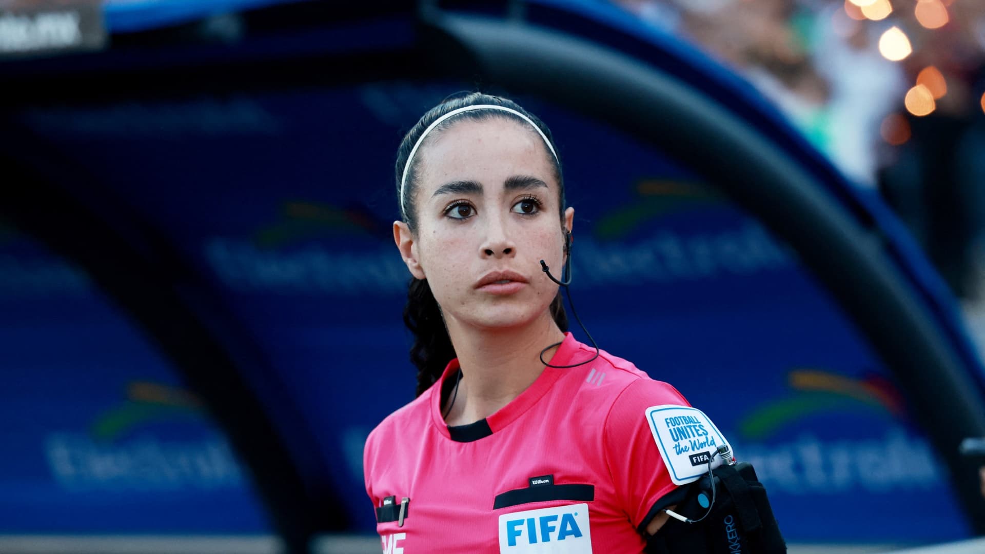 La árbitra mexicana Katia Itzel García