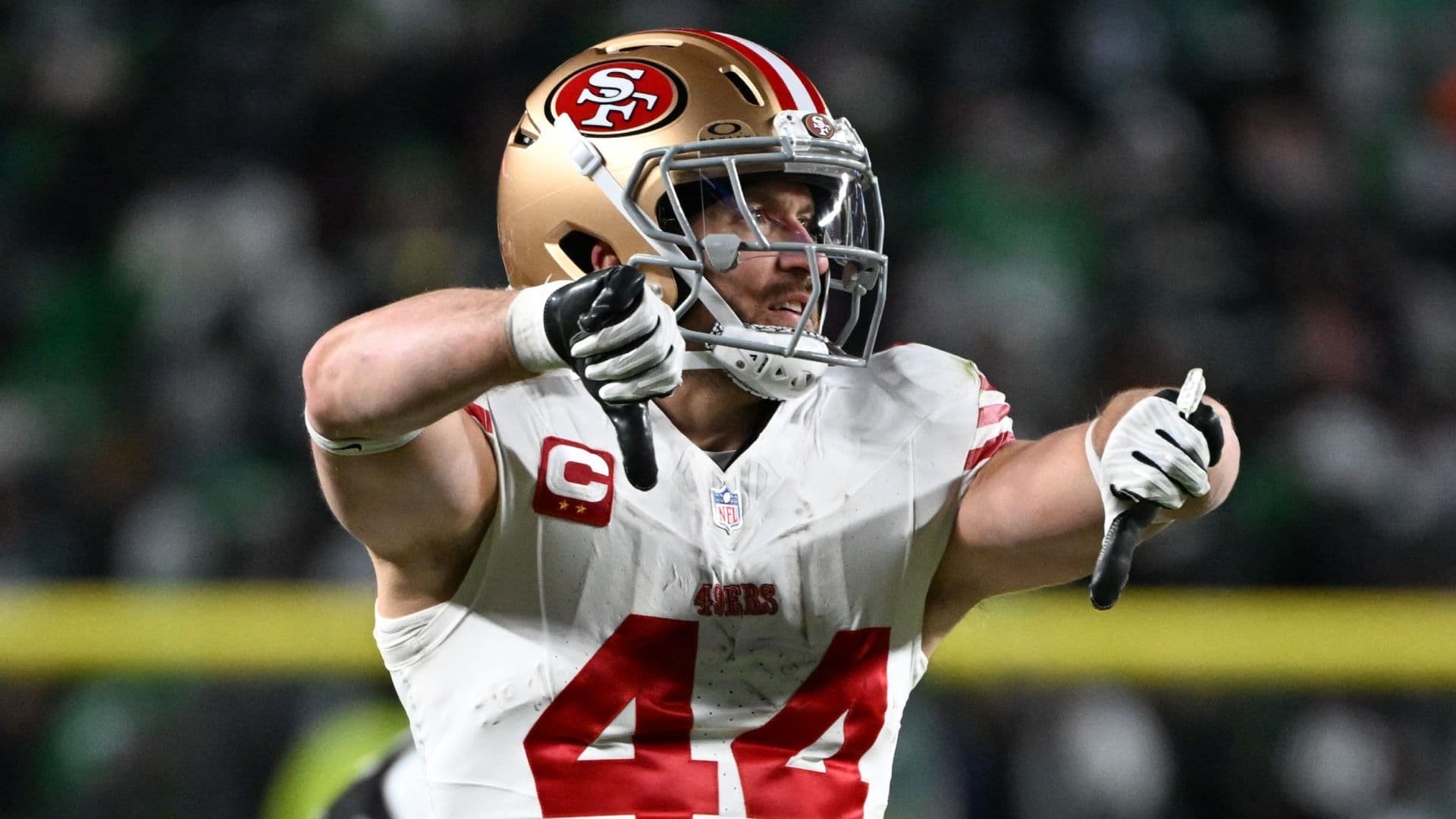 Kyle Juszczyk, de los 49ers, hizo una peculiar celebración ante los Delfines de Miami