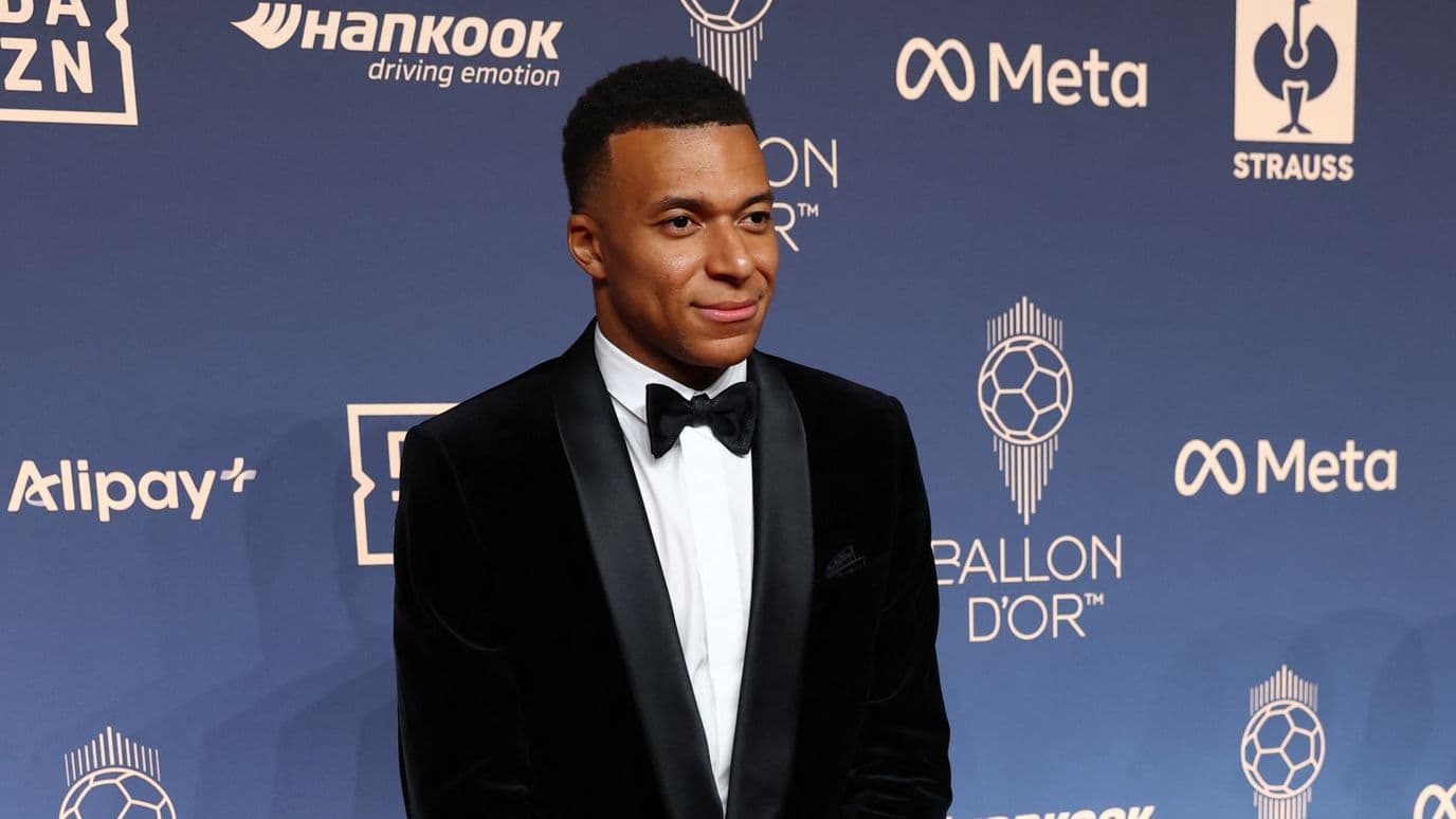 Lo más cerca que Kylian Mbappé ha estado del Balón de Oro fue en el 2023, pero Messi y Haaland lo superaron en las votaciones.