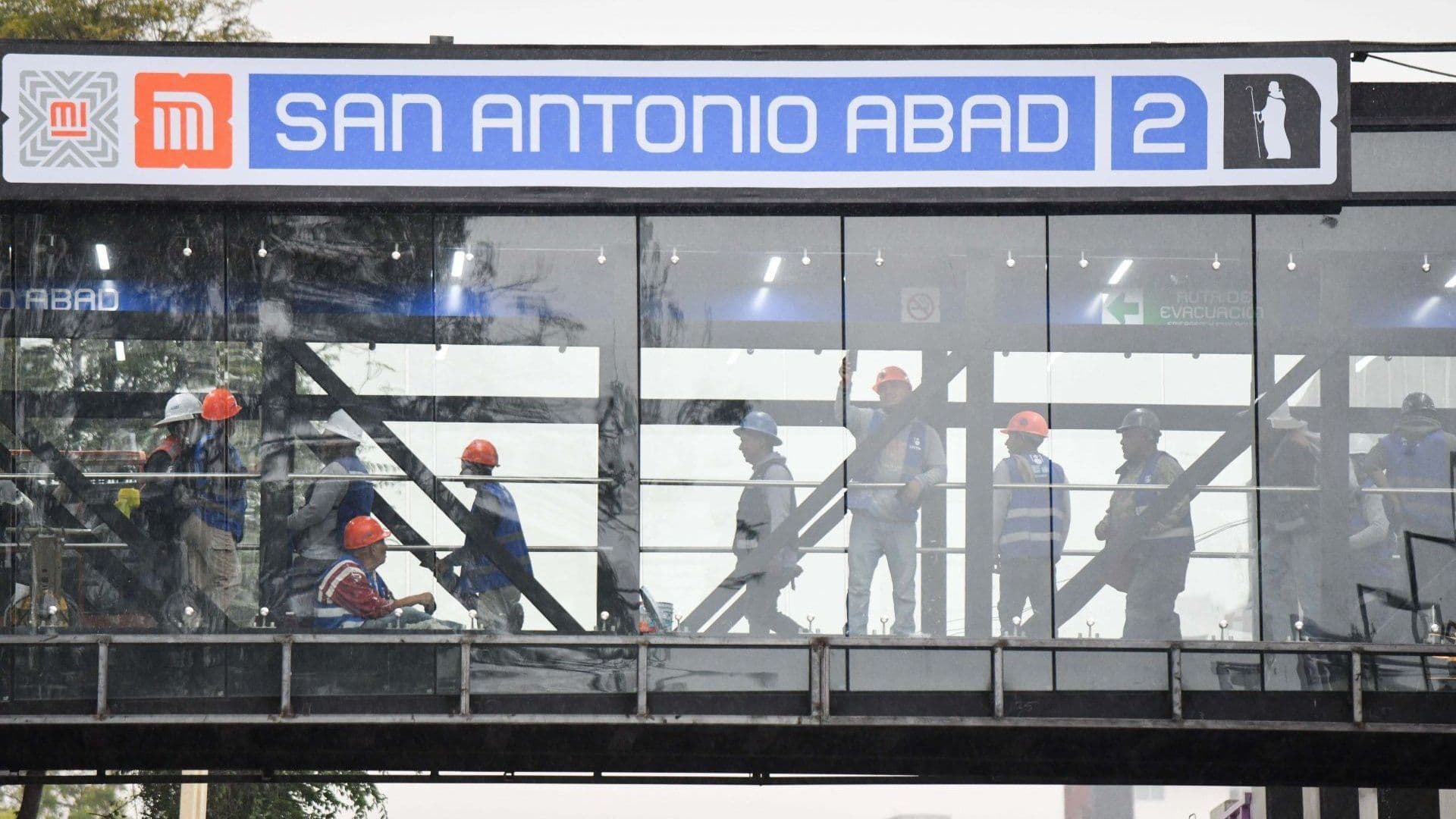 Trabajos en la Línea 2 del Metro