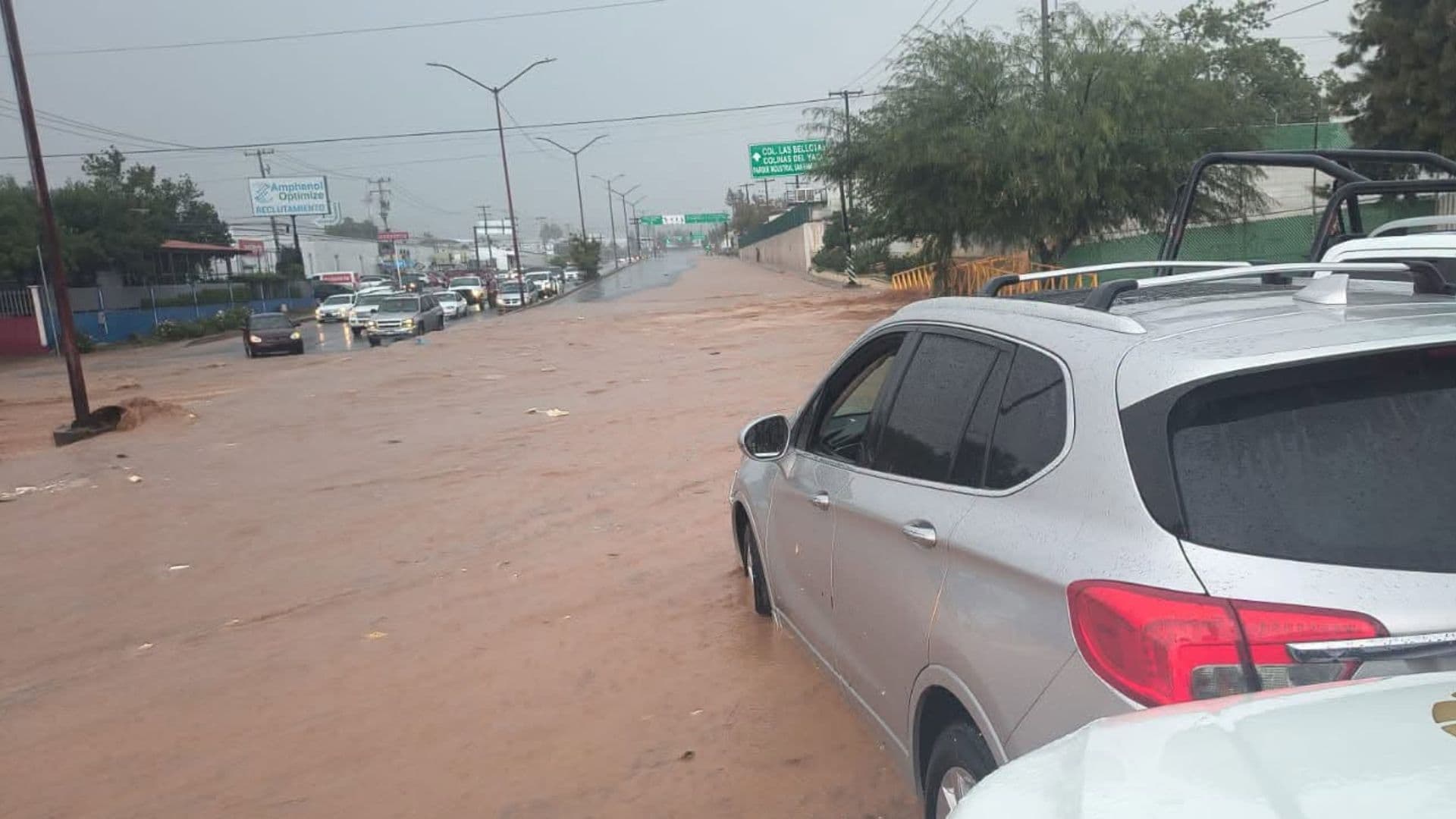 Se recomienda tomar precauciones al transitar por la zona