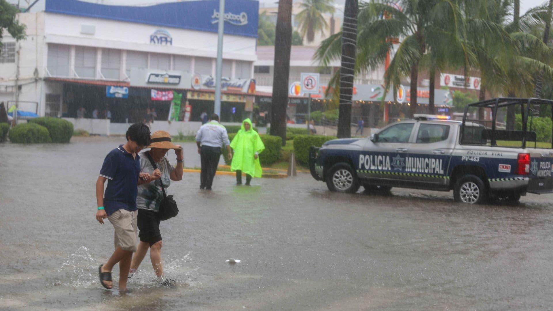 Lluvia en Acapulco, Guerrero