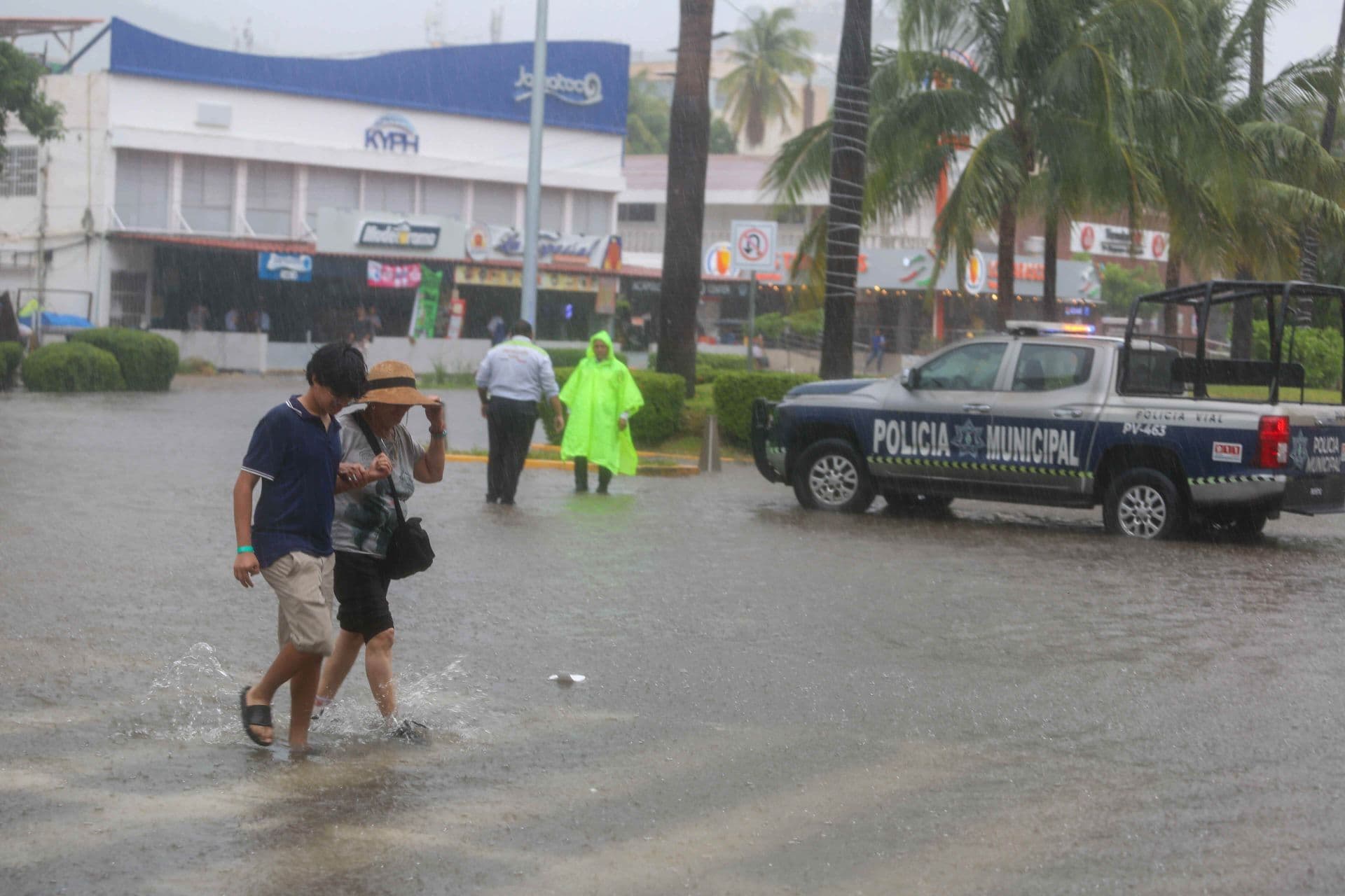 Lluvia en Acapulco, Guerrero