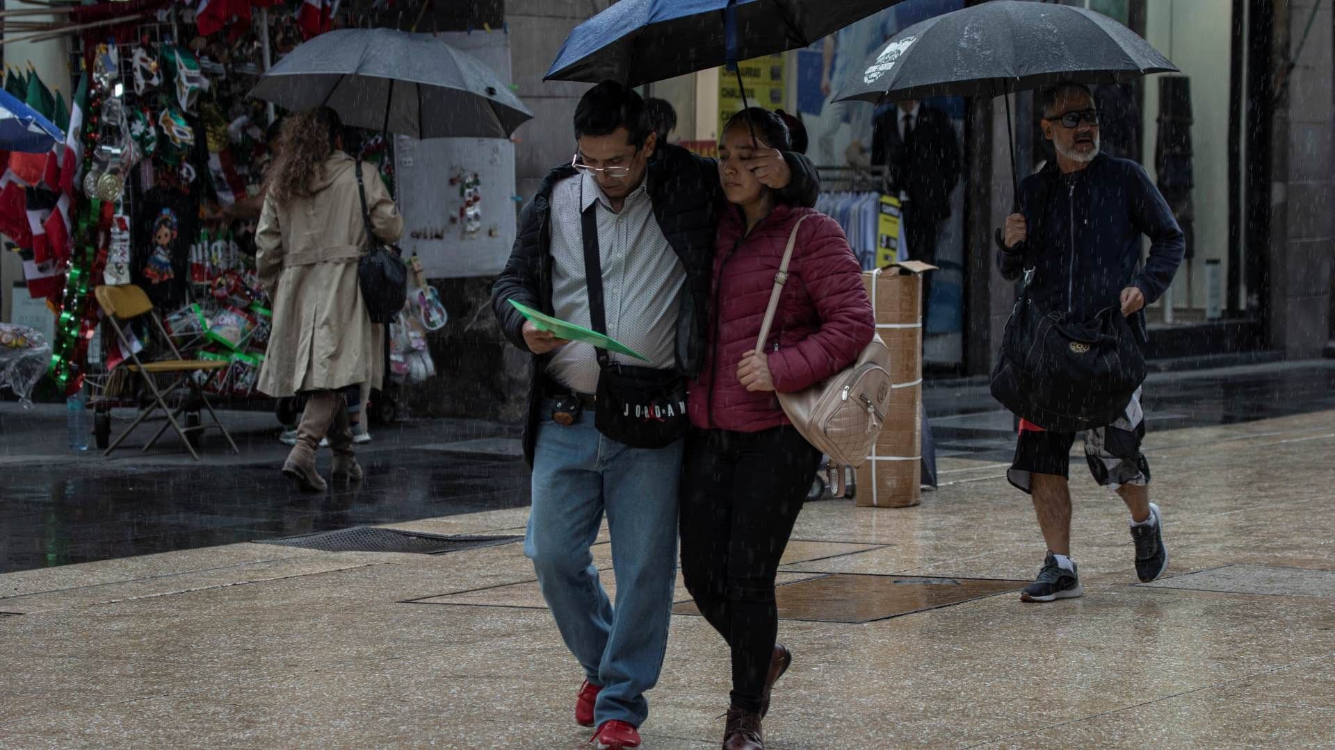 Lluvias en la Ciudad de México. Foto: N+