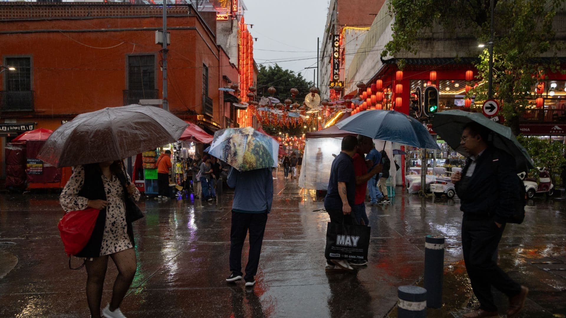 Lluvia en la CDMX