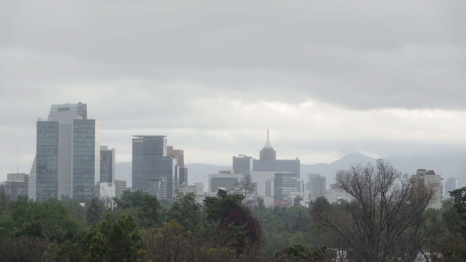 Día nublado en la CDMX